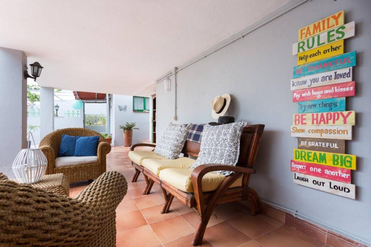 3 bedrooms house with sea view and furnished terrace at Arafo 4 km away from the beach