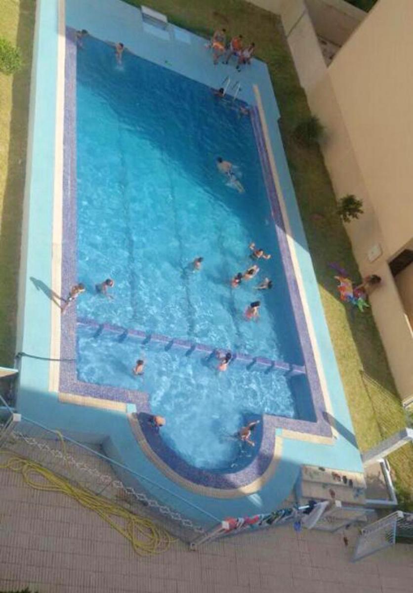 2 bedrooms appartement with city view shared pool and enclosed garden at Martil 2 km away from the beach view 2