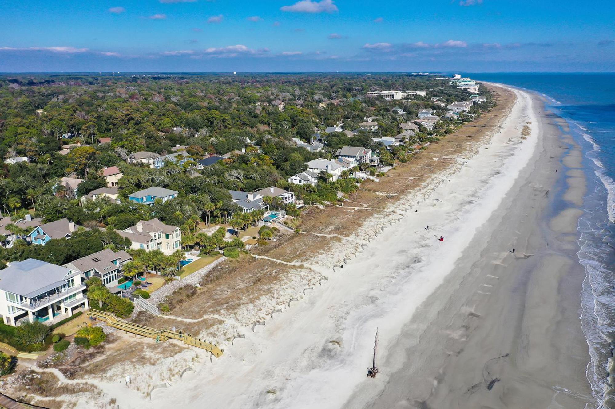 111 Dune Ln 6 BR Oceanfront Home Forest view 3