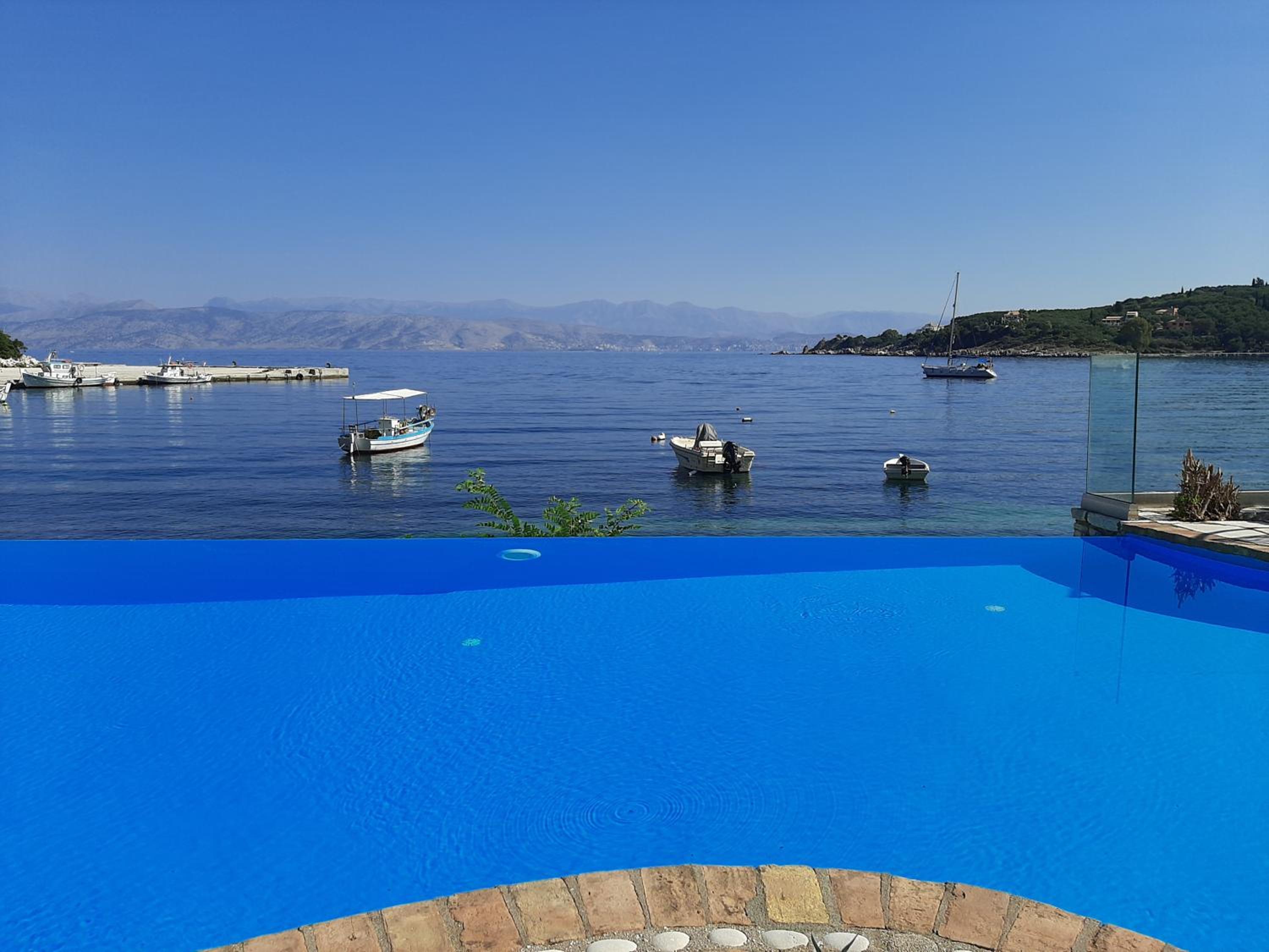 Imerolia Beach Villa Kassiopi Corfu view 4
