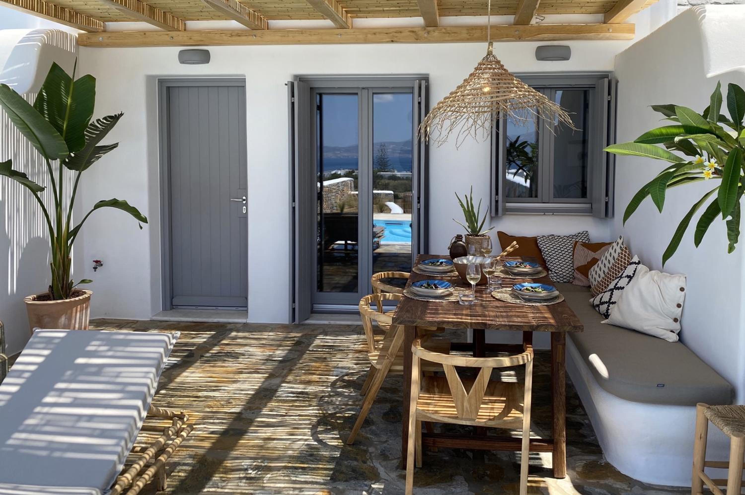 Villa Ypsilon Naxos - luxury holiday house with amazing sea view & private pool