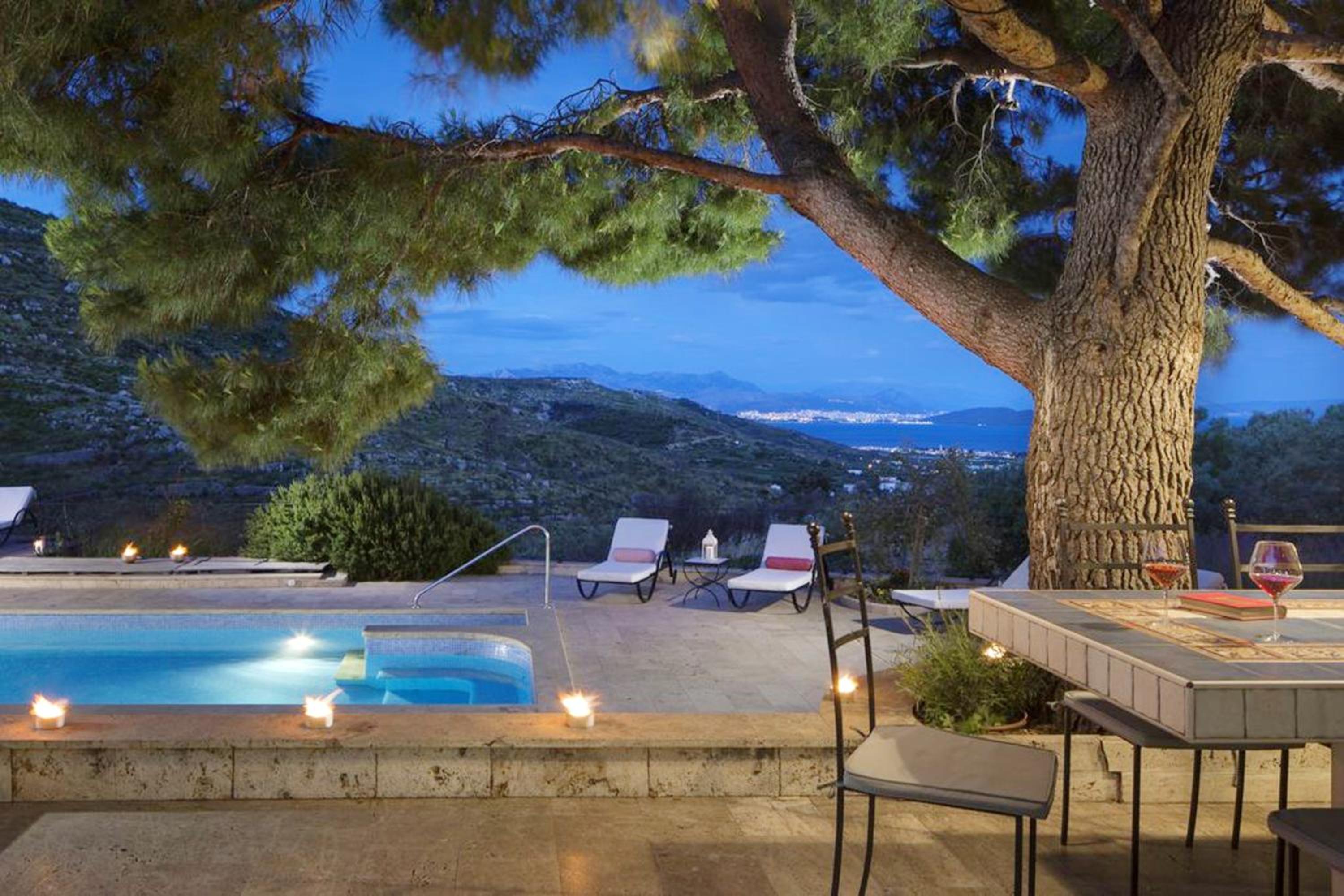 Panoramic Villa in Prgomet, Sea View and Private Pool