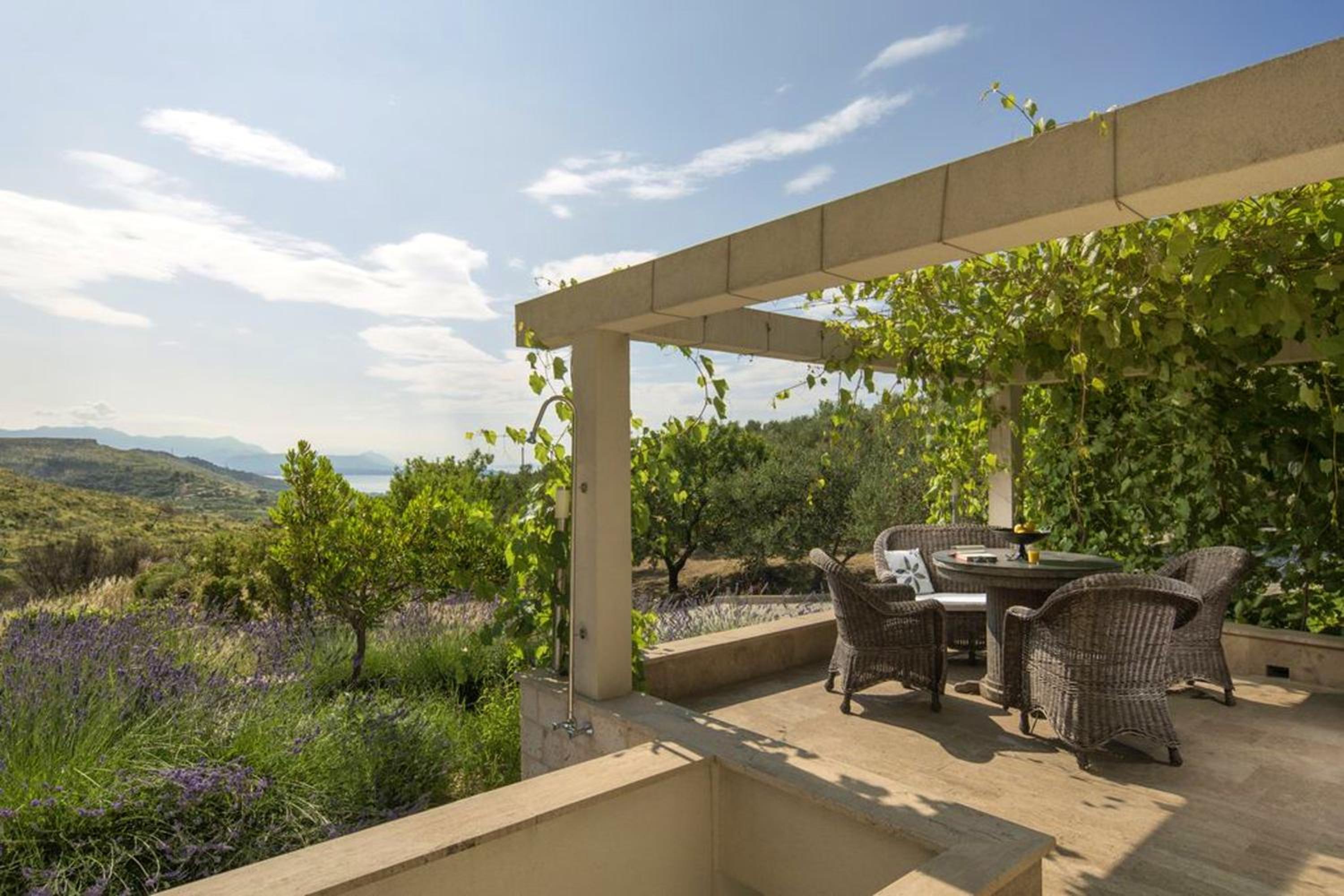Panoramic Villa in Prgomet, Sea View and Private Pool