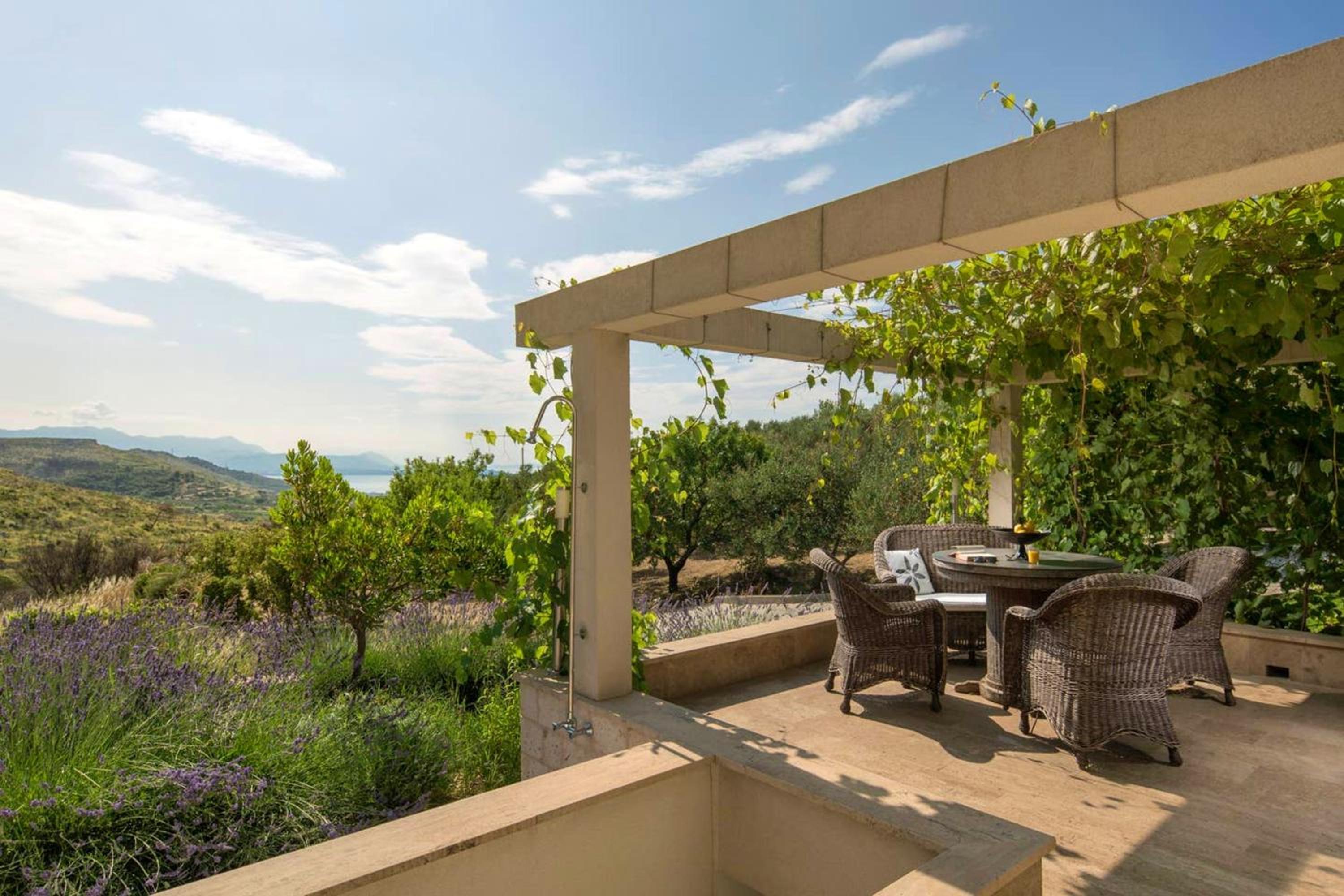 Panoramic Villa in Prgomet, Sea View and Private Pool