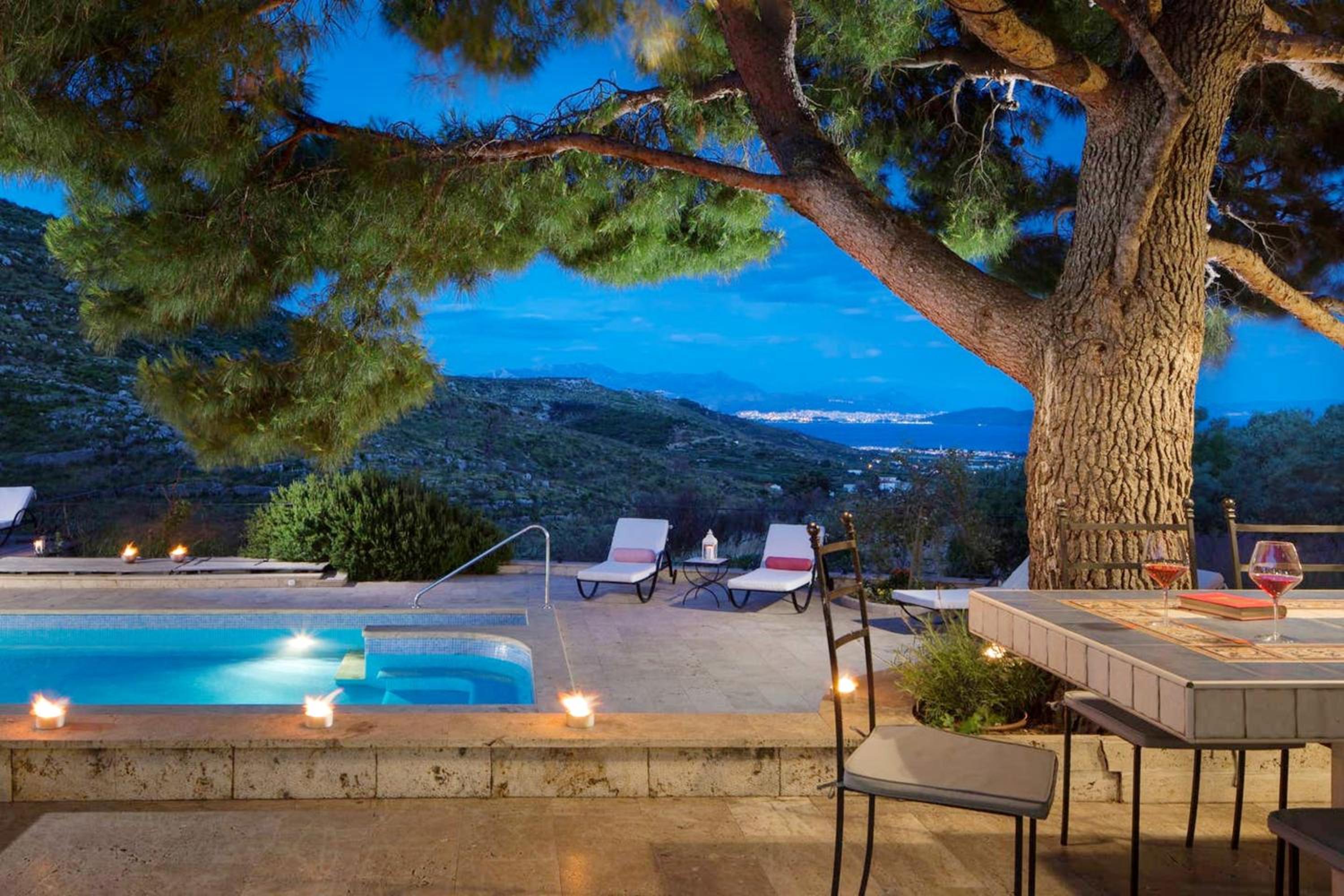 Panoramic Villa in Prgomet, Sea View and Private Pool