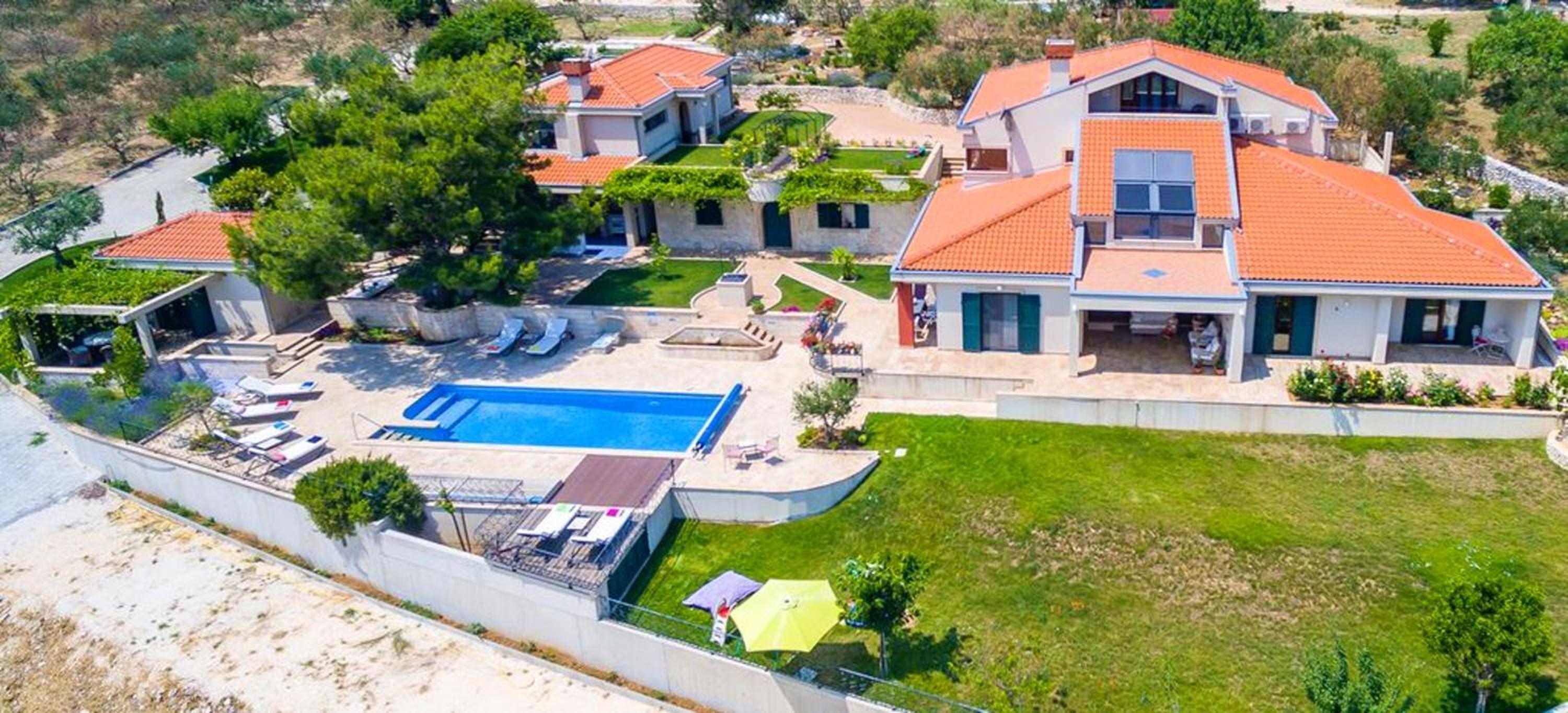 Panoramic Villa in Prgomet, Sea View and Private Pool