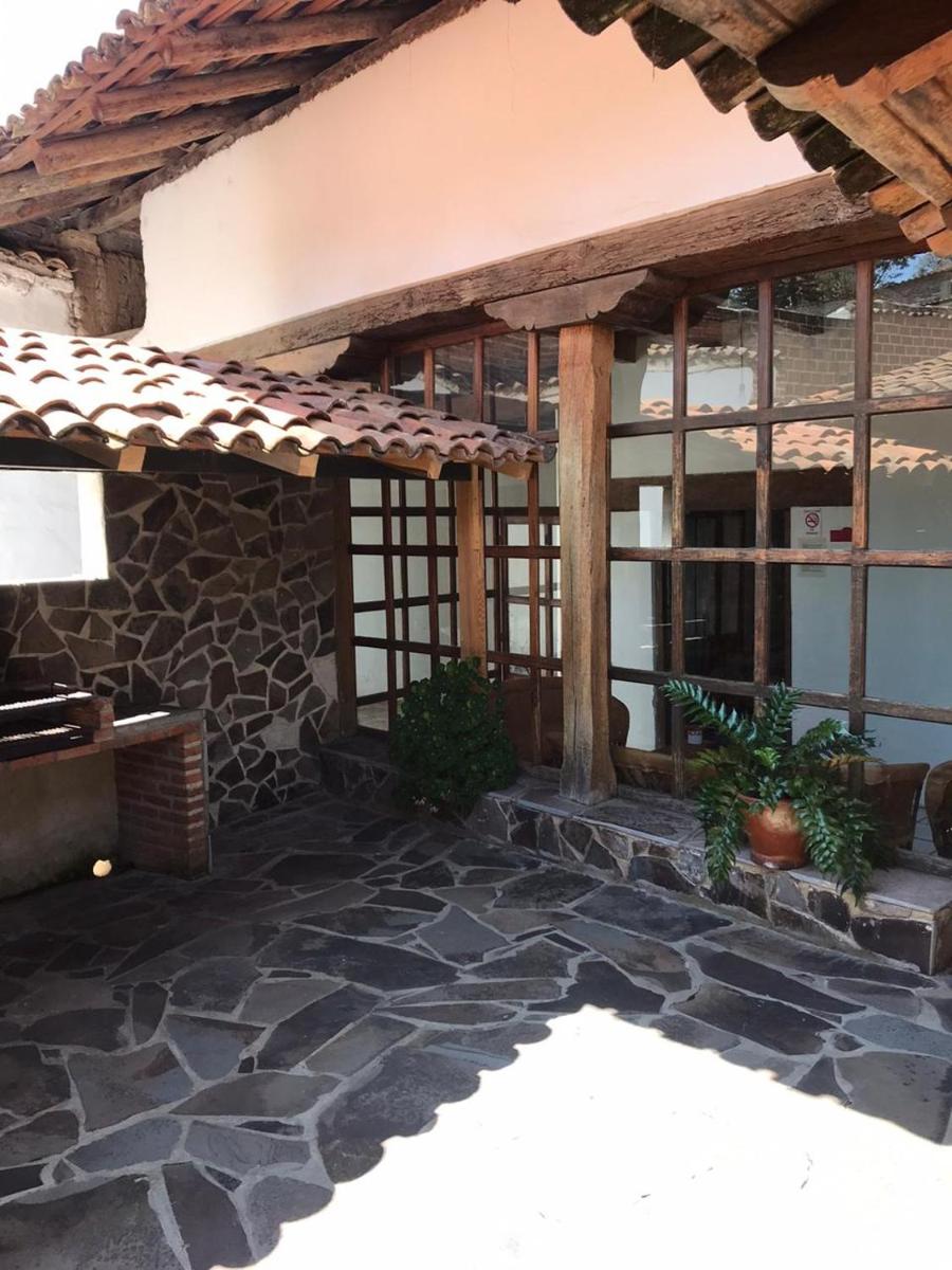 outdoor BBQ area