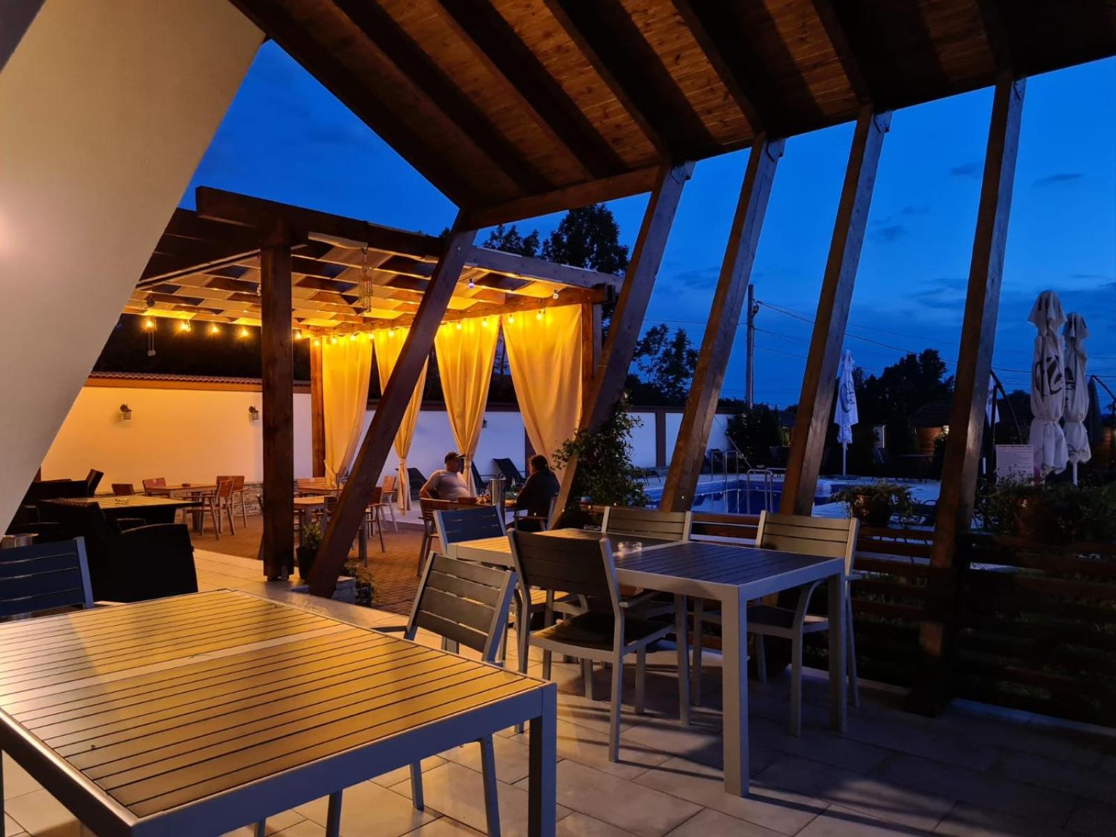 outdoor BBQ area