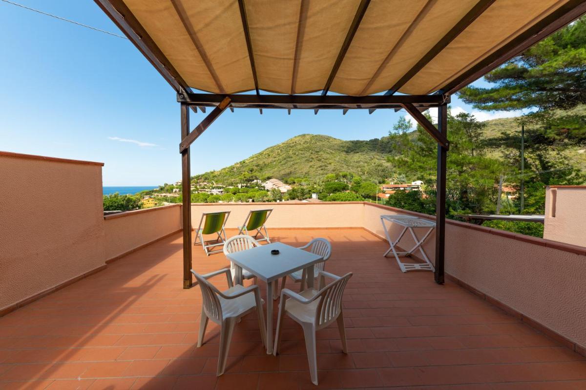 outdoor BBQ area