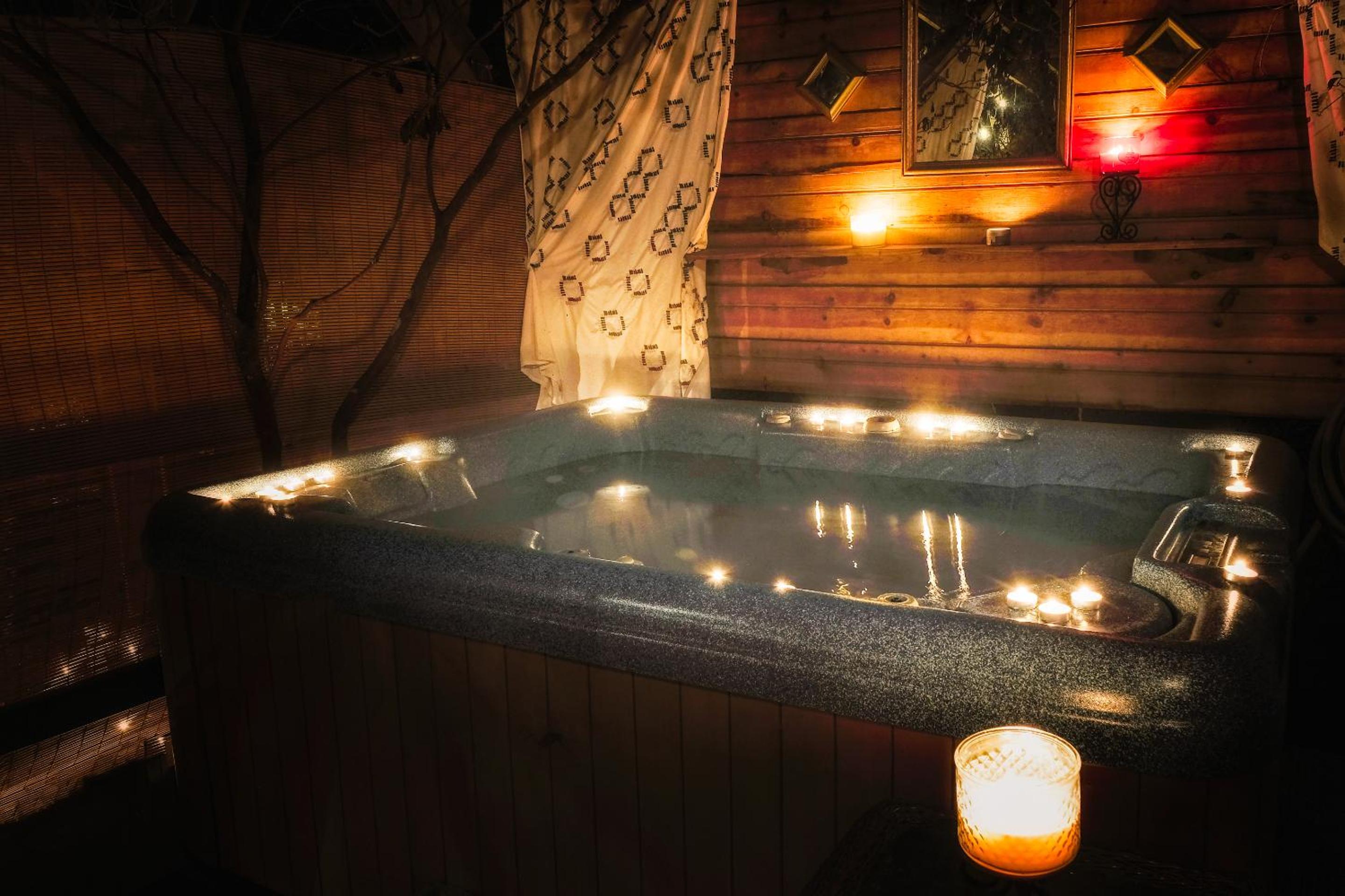The TreeHouse - Rocking Chair Deck with Hot Tub below, Walking Distance to Downtown Helen, Sleeps 5 view 3
