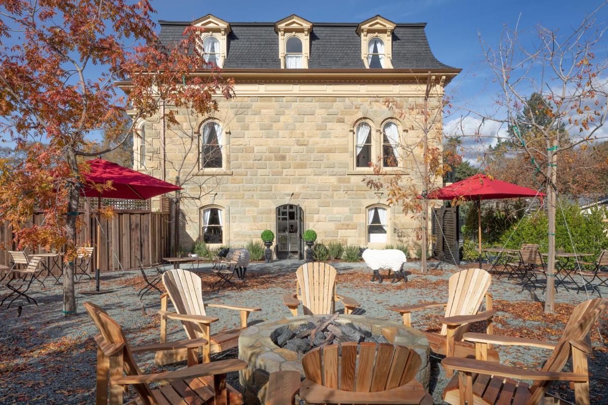 outdoor BBQ area