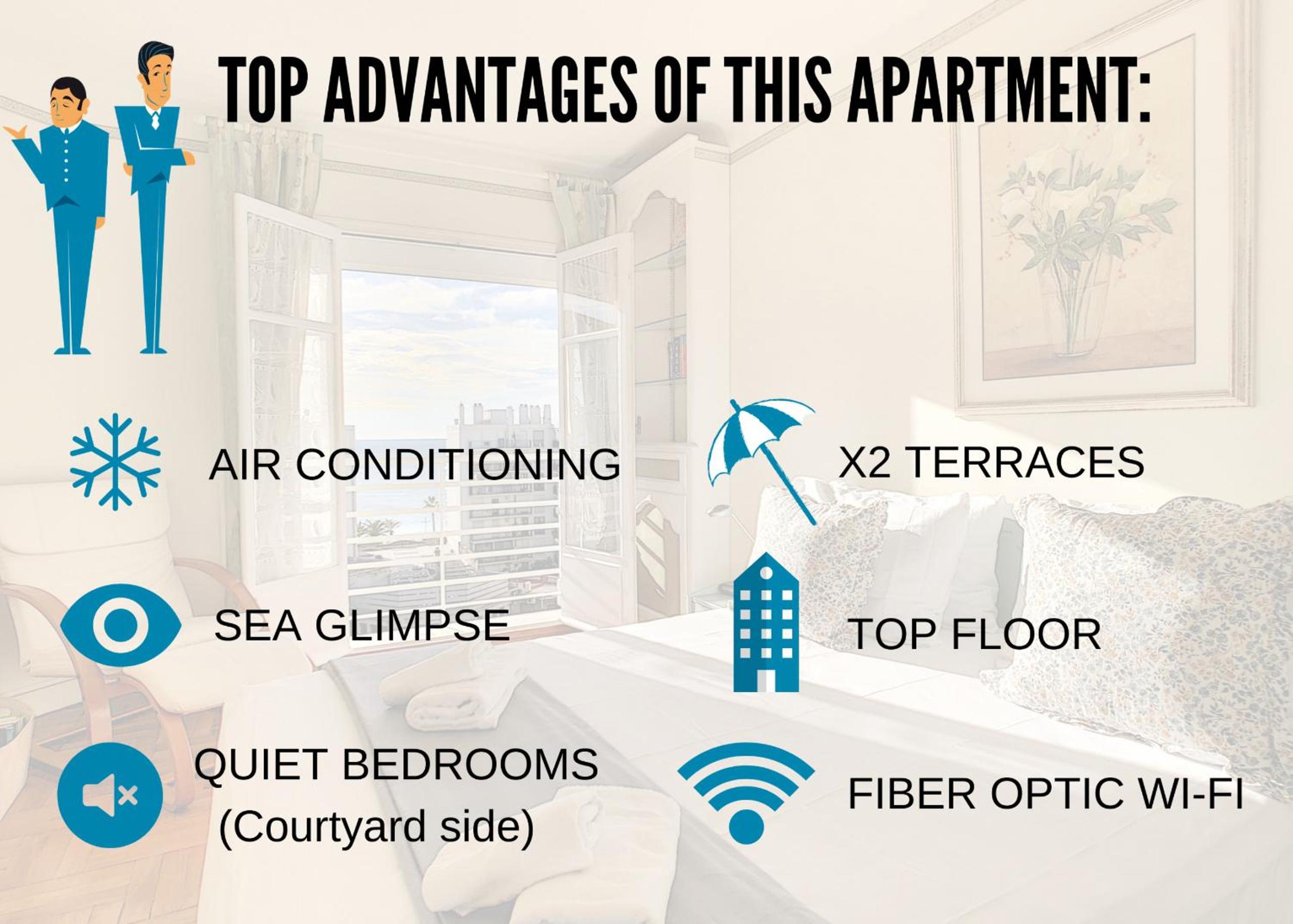 Nestor&Jeeves - BEACH COTTAGE TERRACE - Central - Very close sea - Top floor