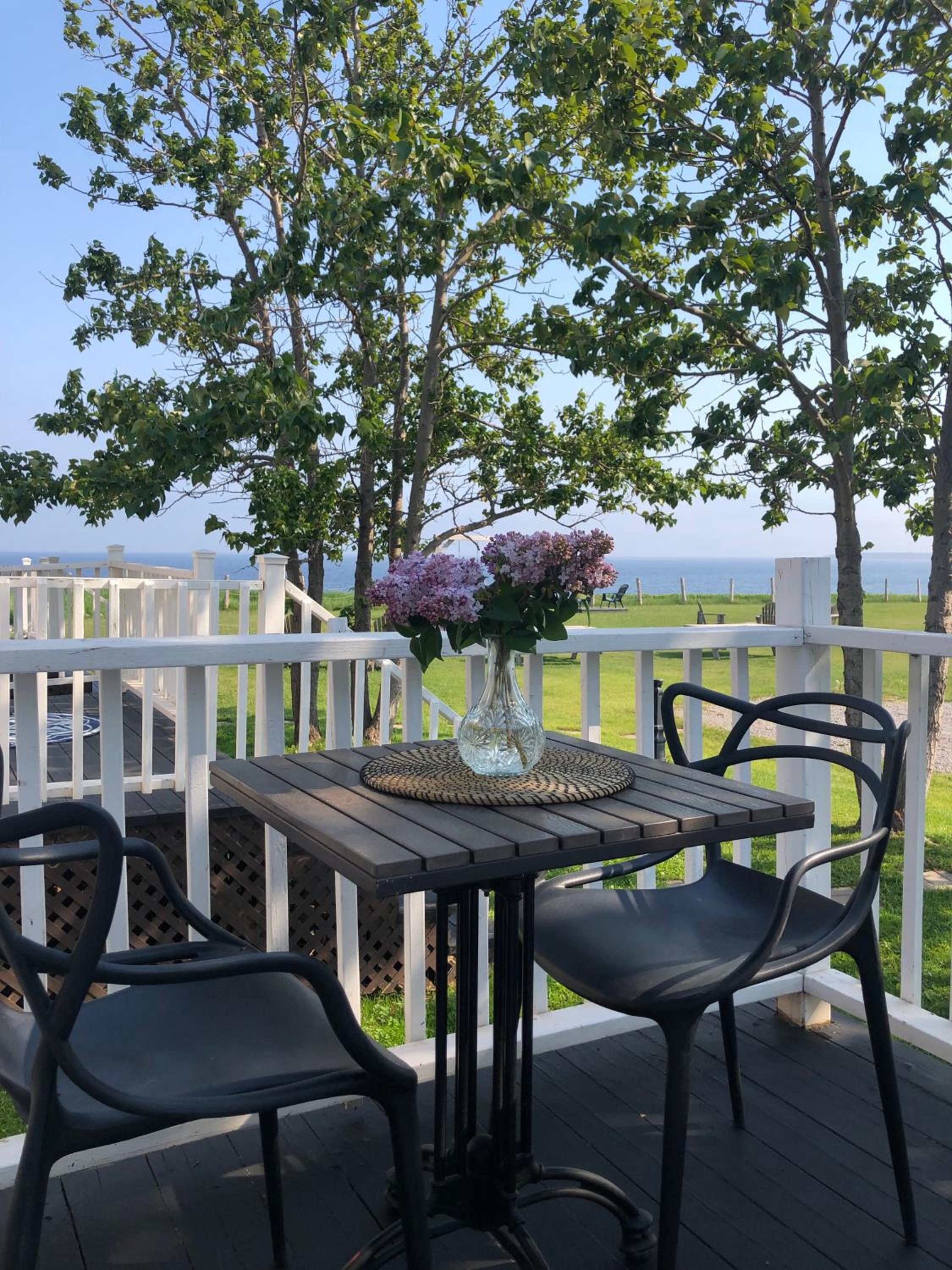 outdoor BBQ area