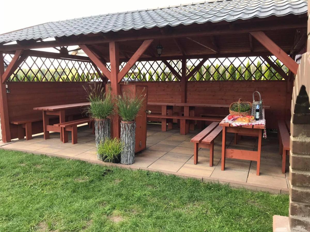 outdoor BBQ area