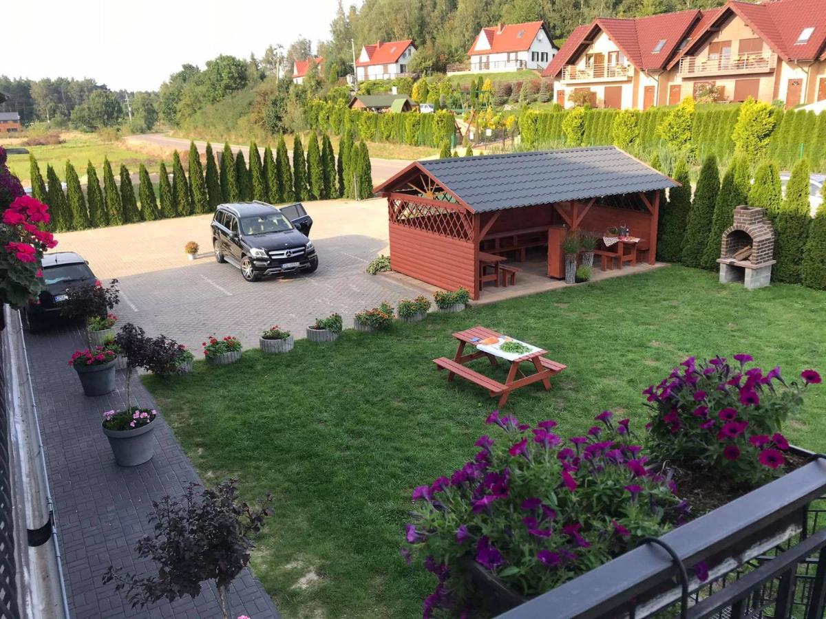 outdoor BBQ area
