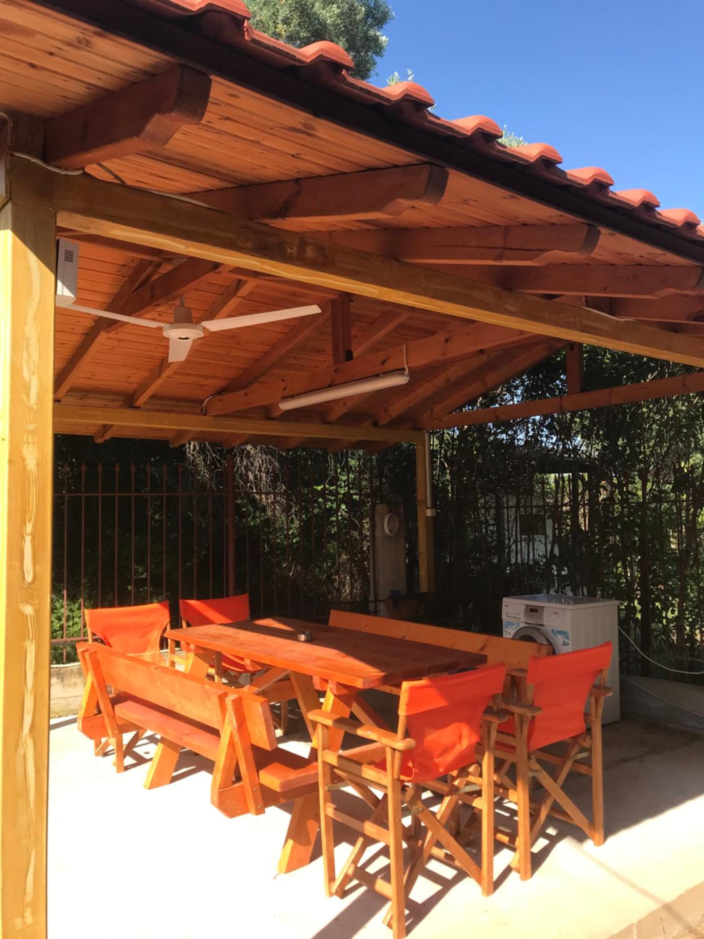 outdoor BBQ area