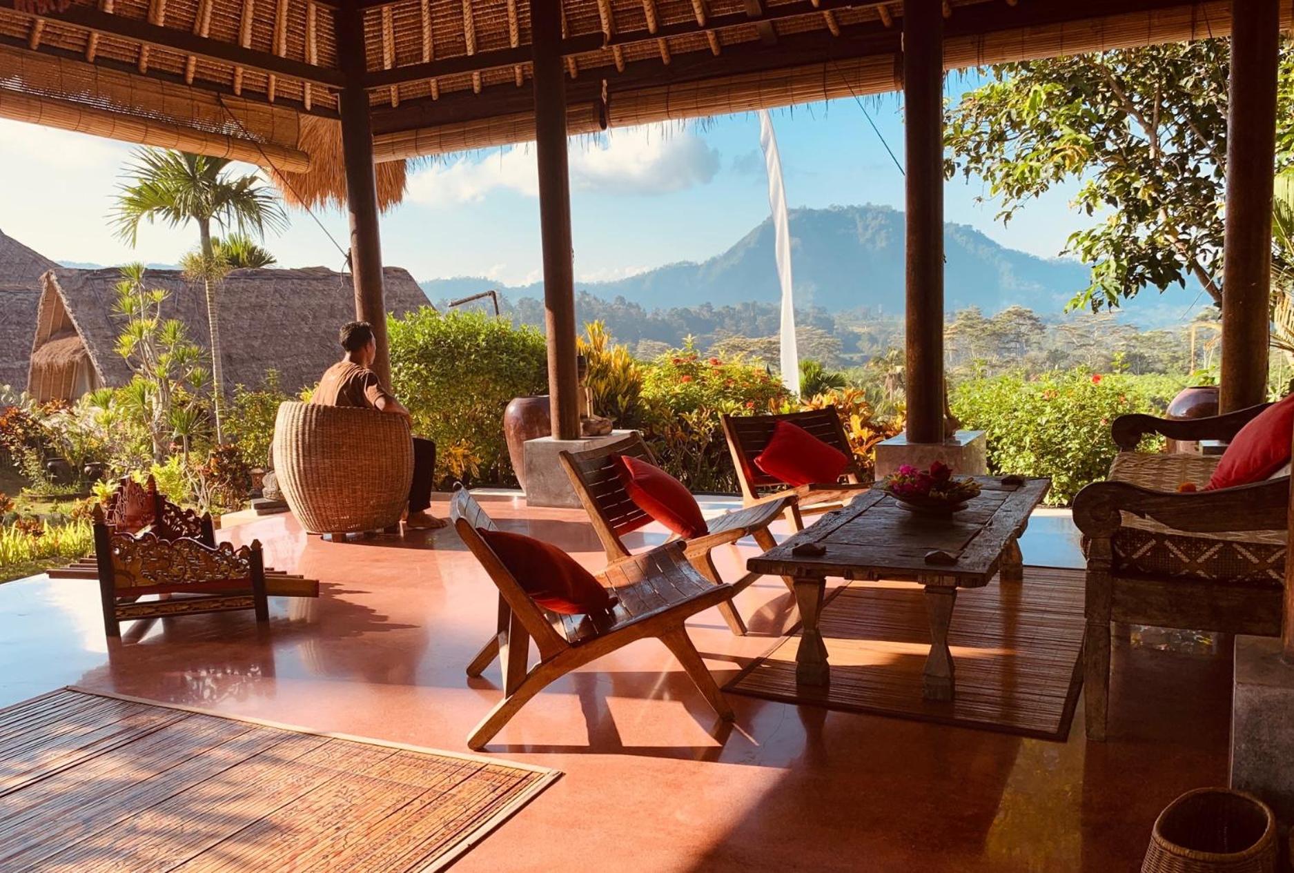 Surya Shanti Villa Sidemen view 4