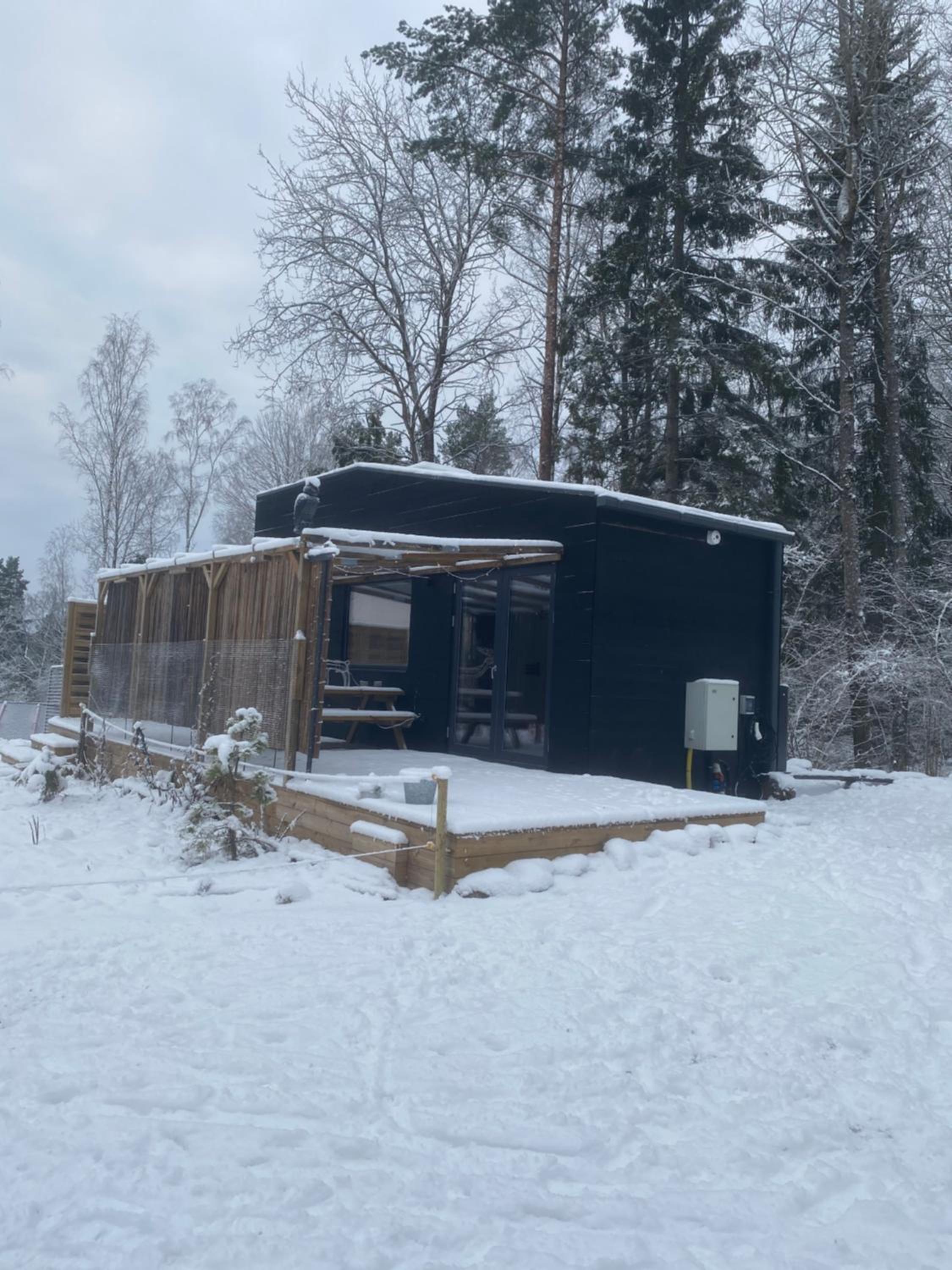Tiny house in the middle of nature view 2