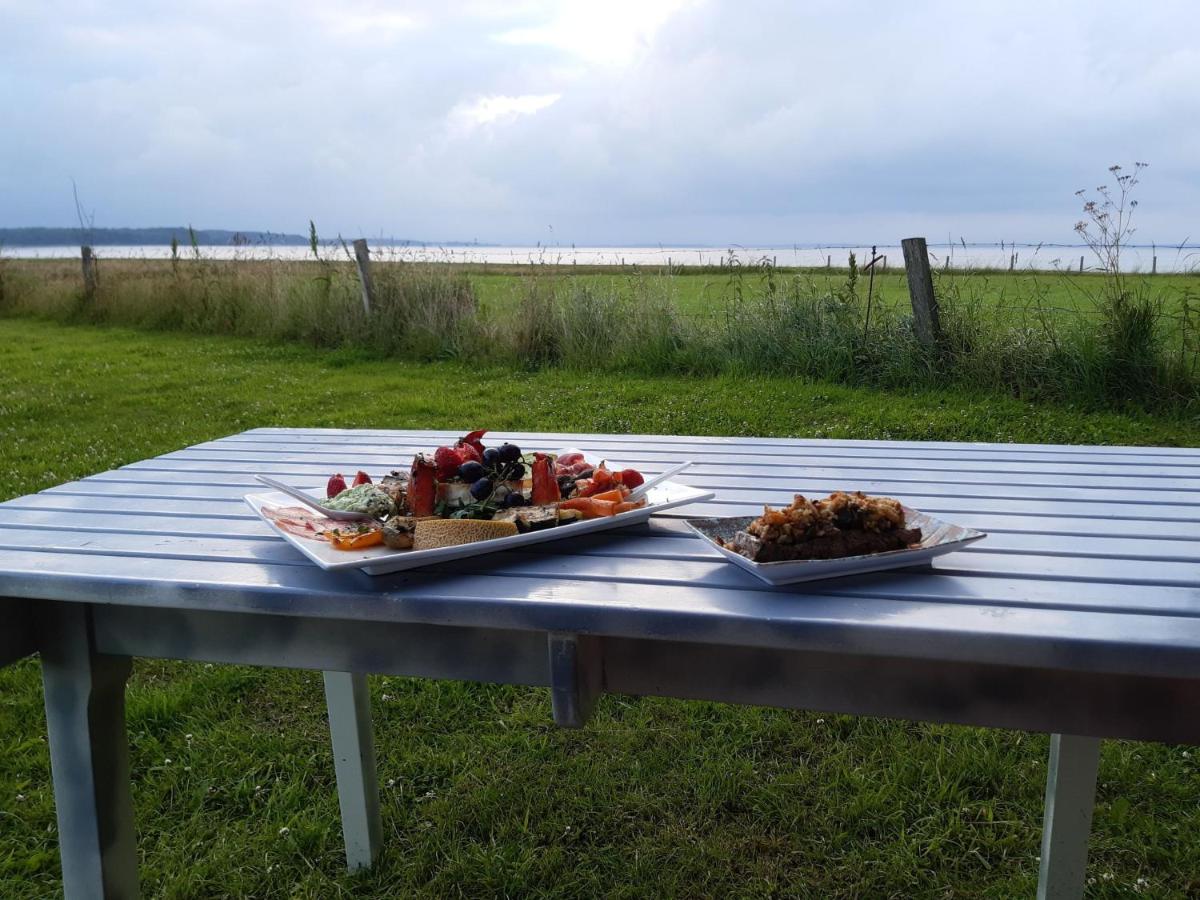 outdoor BBQ area