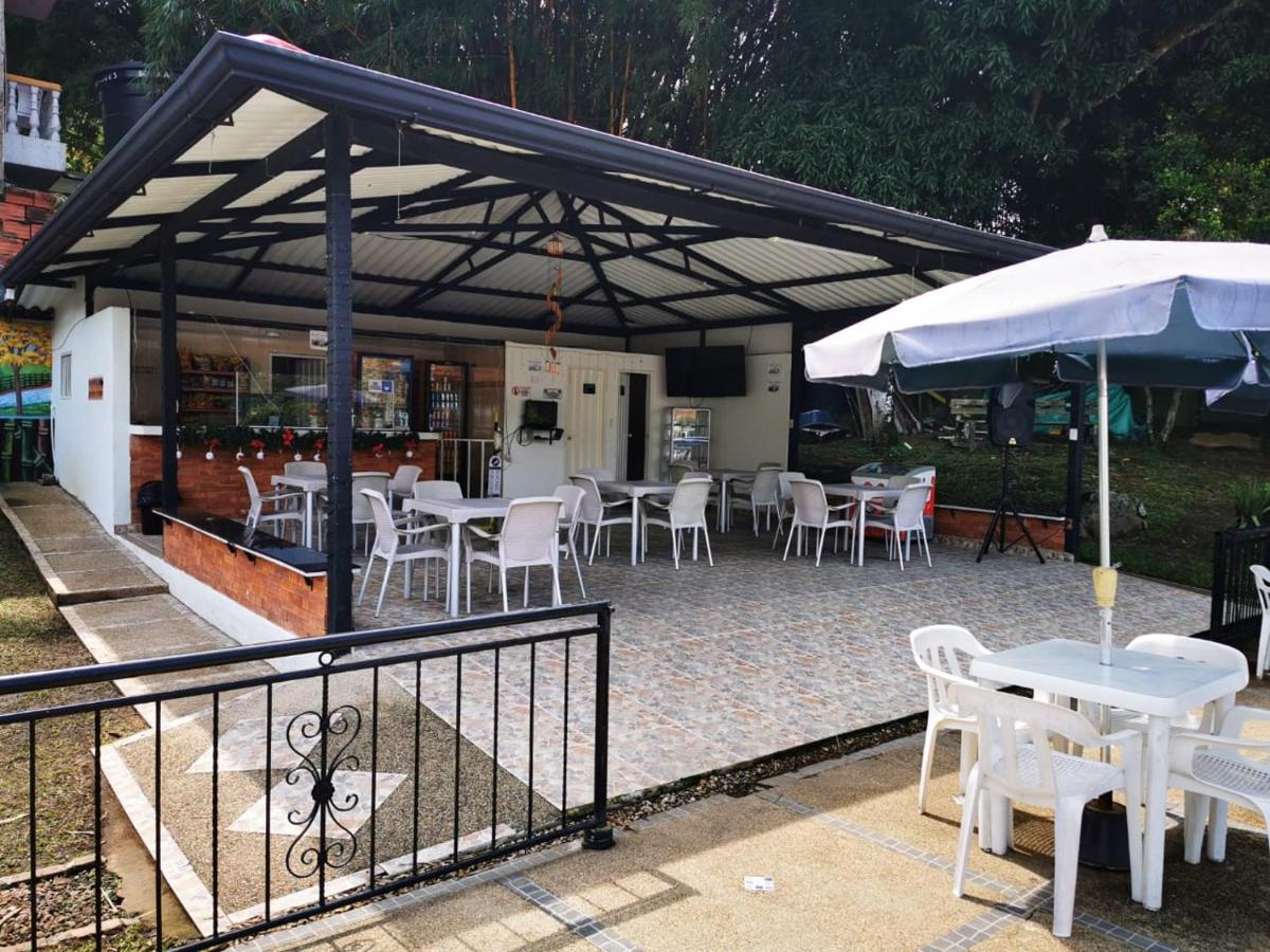 outdoor BBQ area