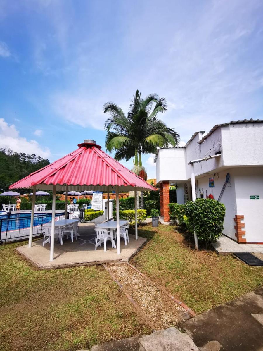 outdoor BBQ area