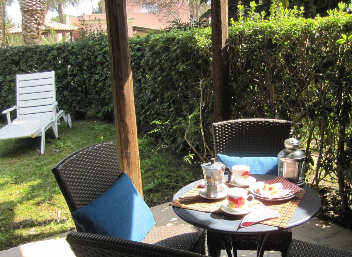 outdoor BBQ area