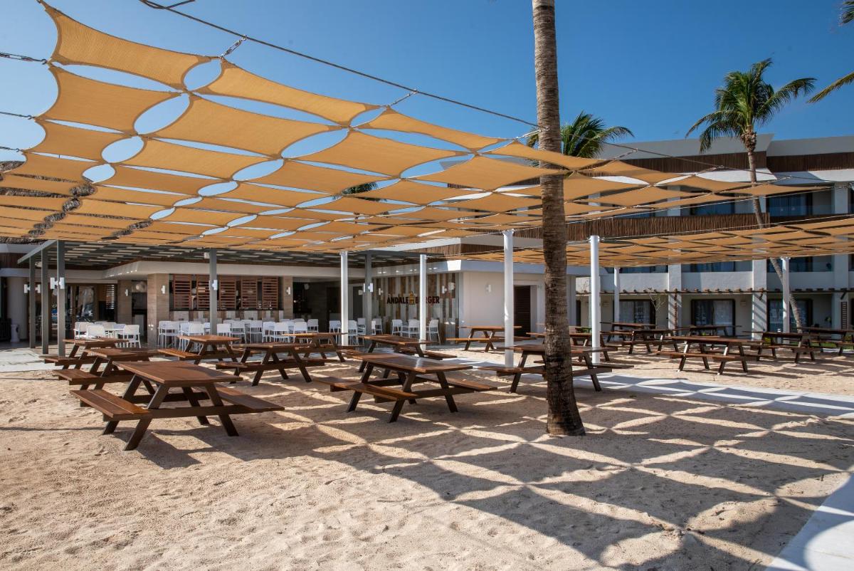 outdoor BBQ area
