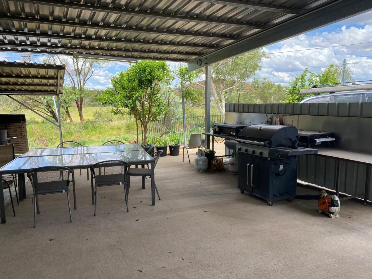 outdoor BBQ area