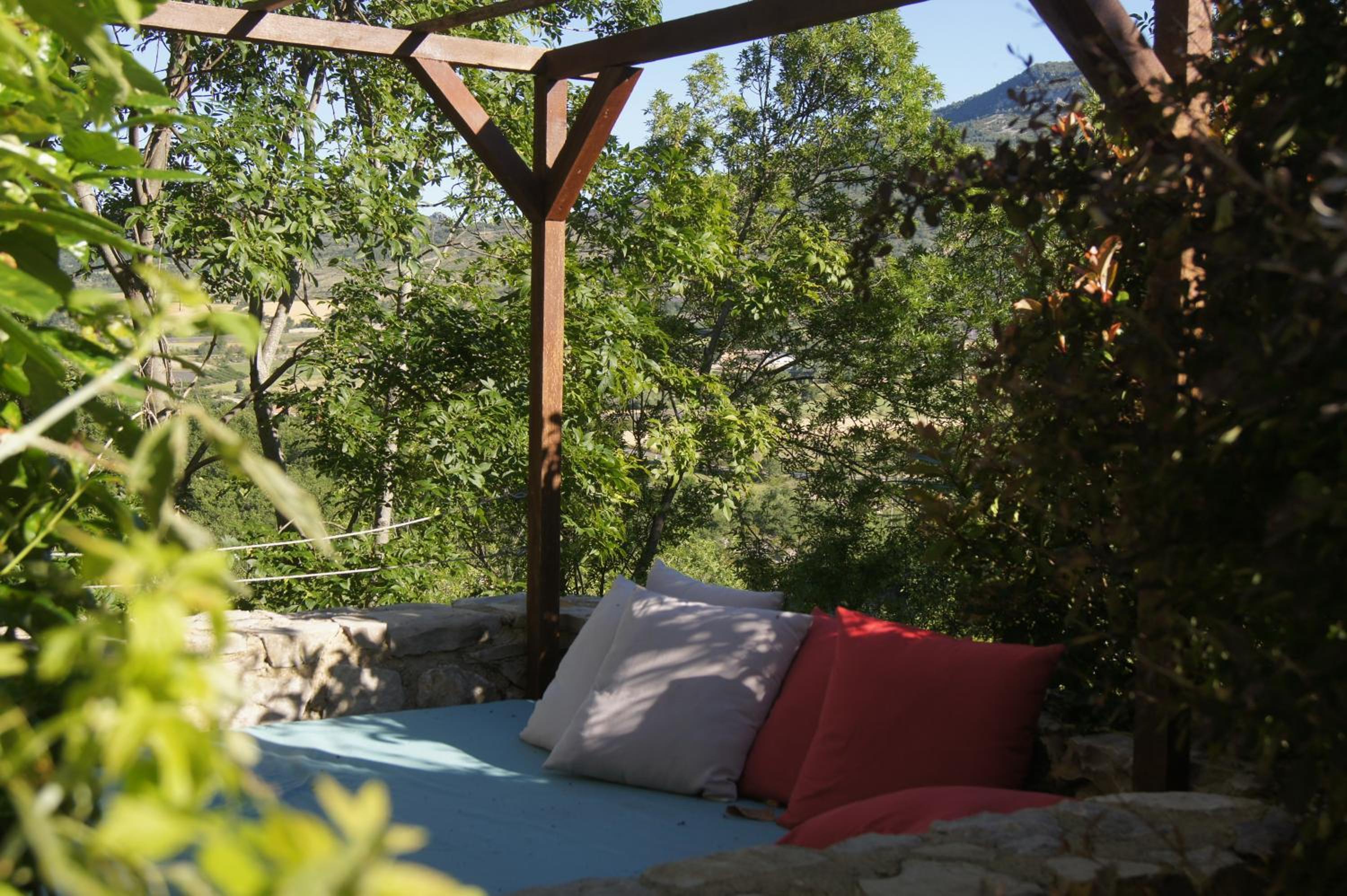 outdoor BBQ area