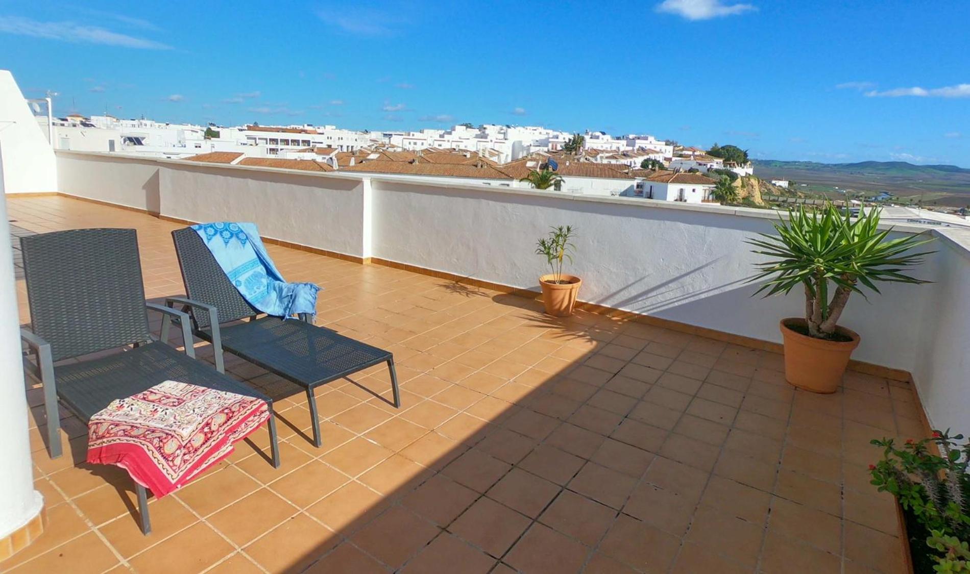 Terraza Trafalgar Apartamento tipo penthouse con enorme terraza y vistas al mar