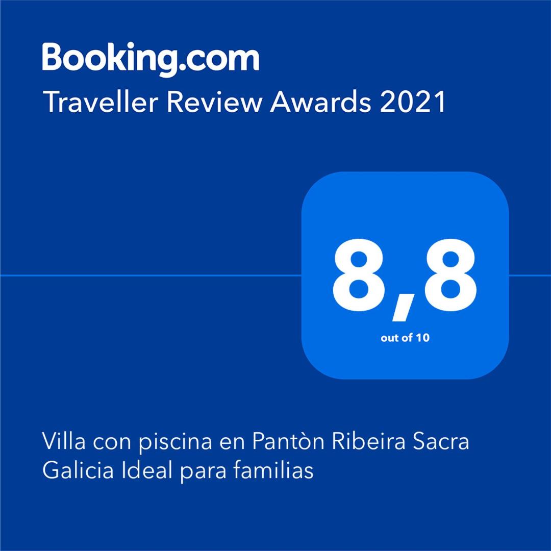 Villa con piscina en Pantòn Ribeira Sacra Galicia Ideal para familias view 3