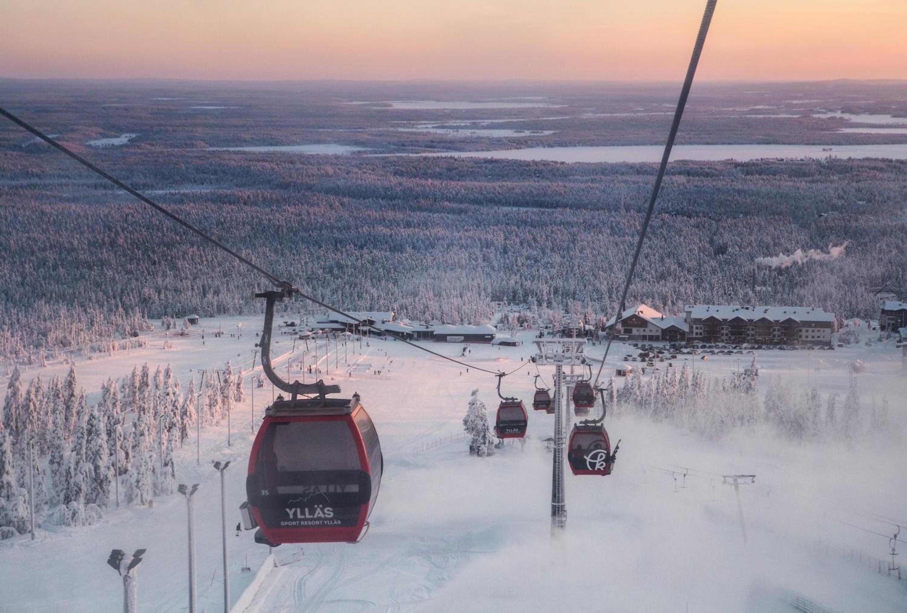 Holiday in Lapland - Ylläs Gondola apartment, huoneisto 6207 view 2