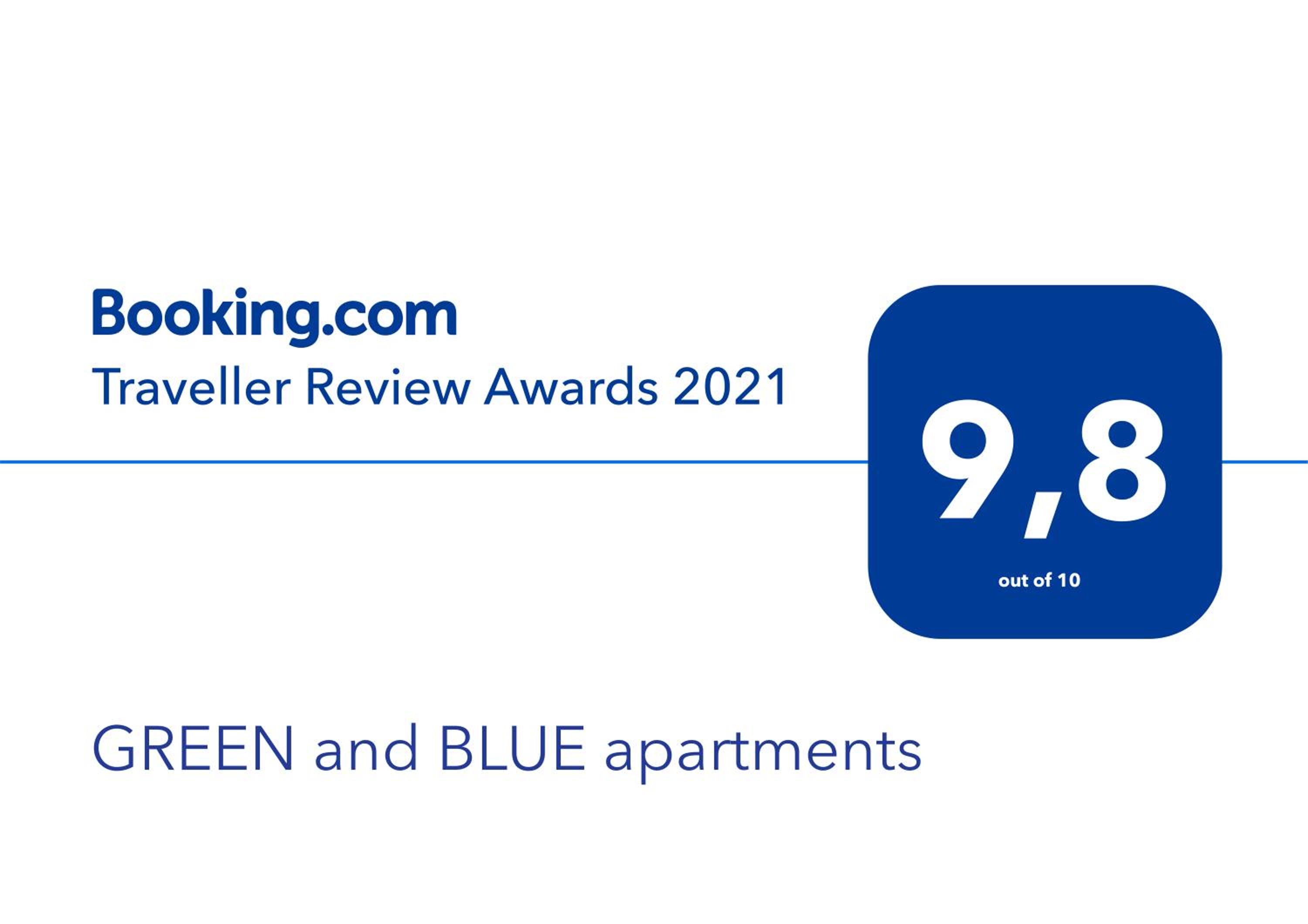 GREEN and BLUE apartments view 3