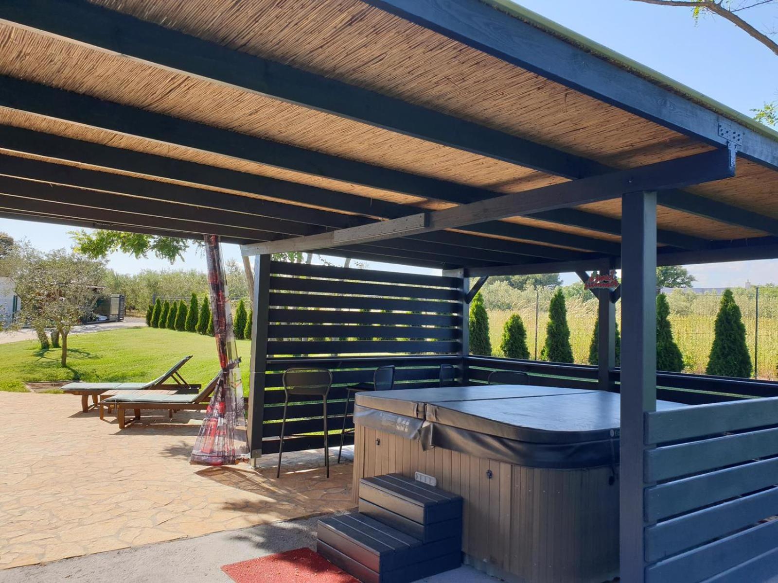Beach house IVE with jacuzzi, pool, playground and bbq in an olive grove with a beach, Pomer - Istria view 5