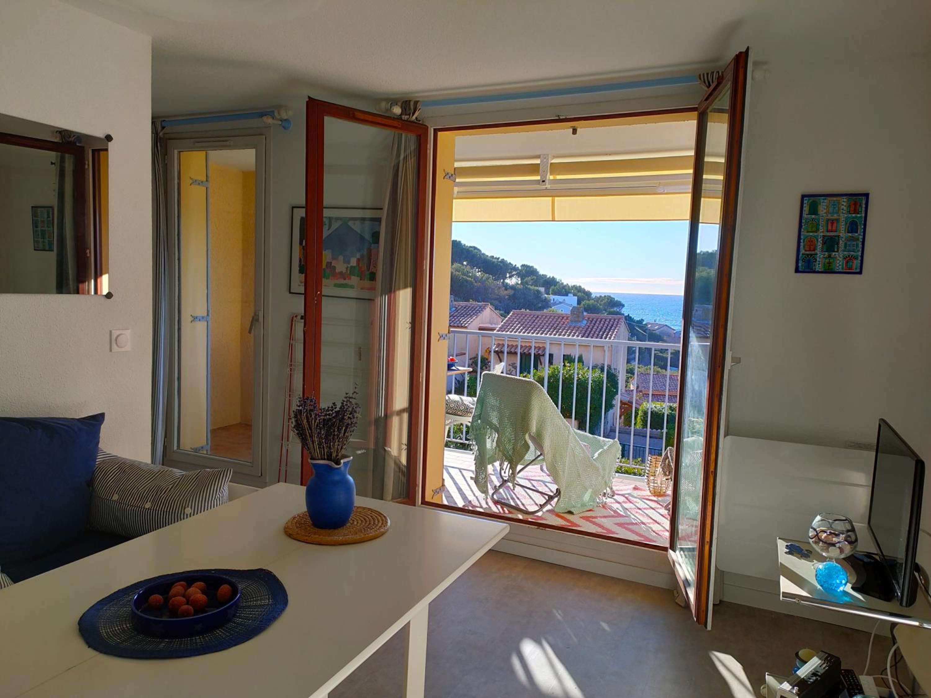 Appartement avec terrasse vue mer, proximité plage, place parking, photo 9