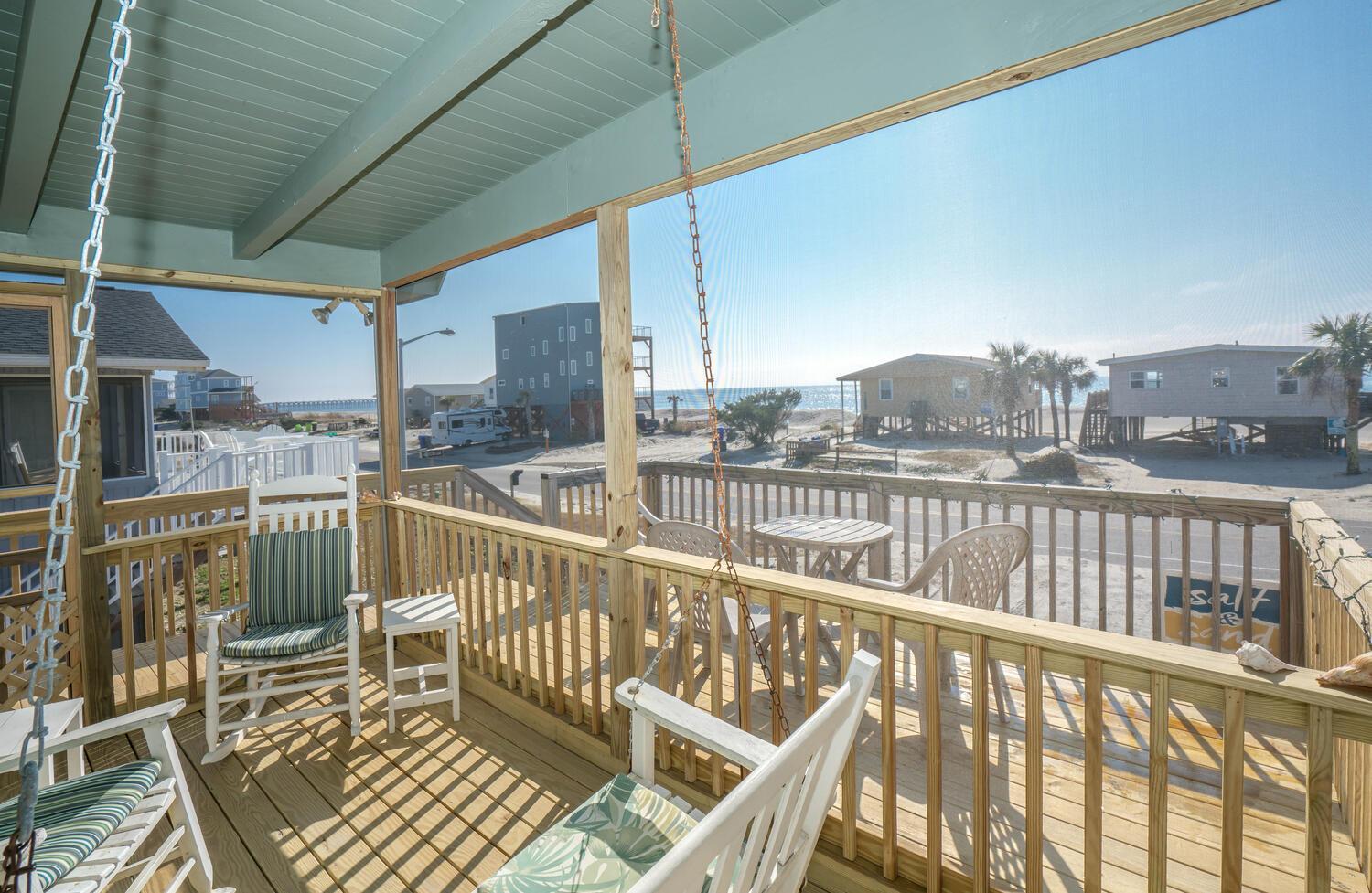 Oak Island Beach - A charming cottage with a view you won't get tired of! The Barden Cottage view 4