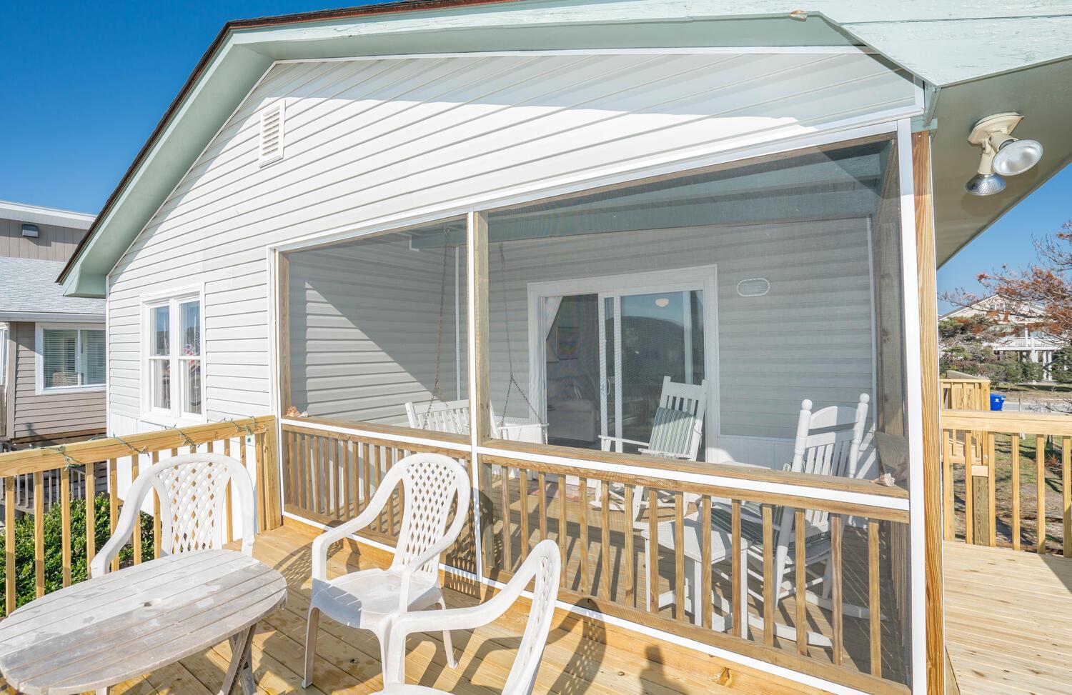 Oak Island Beach - A charming cottage with a view you won't get tired of! The Barden Cottage view 5