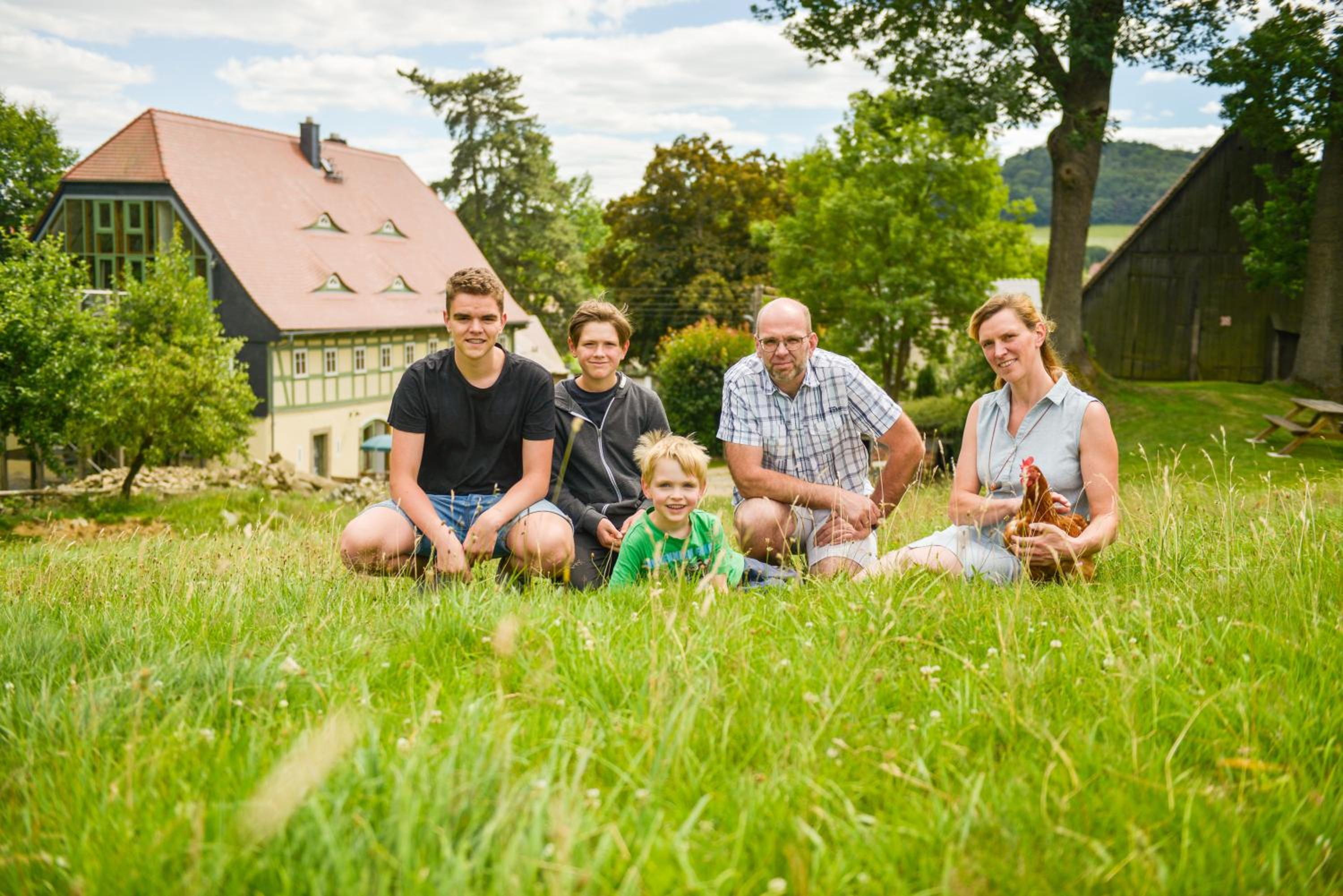 Romantische Ferien auf dem nachhaltig ökologisch sanierten Bauernhof