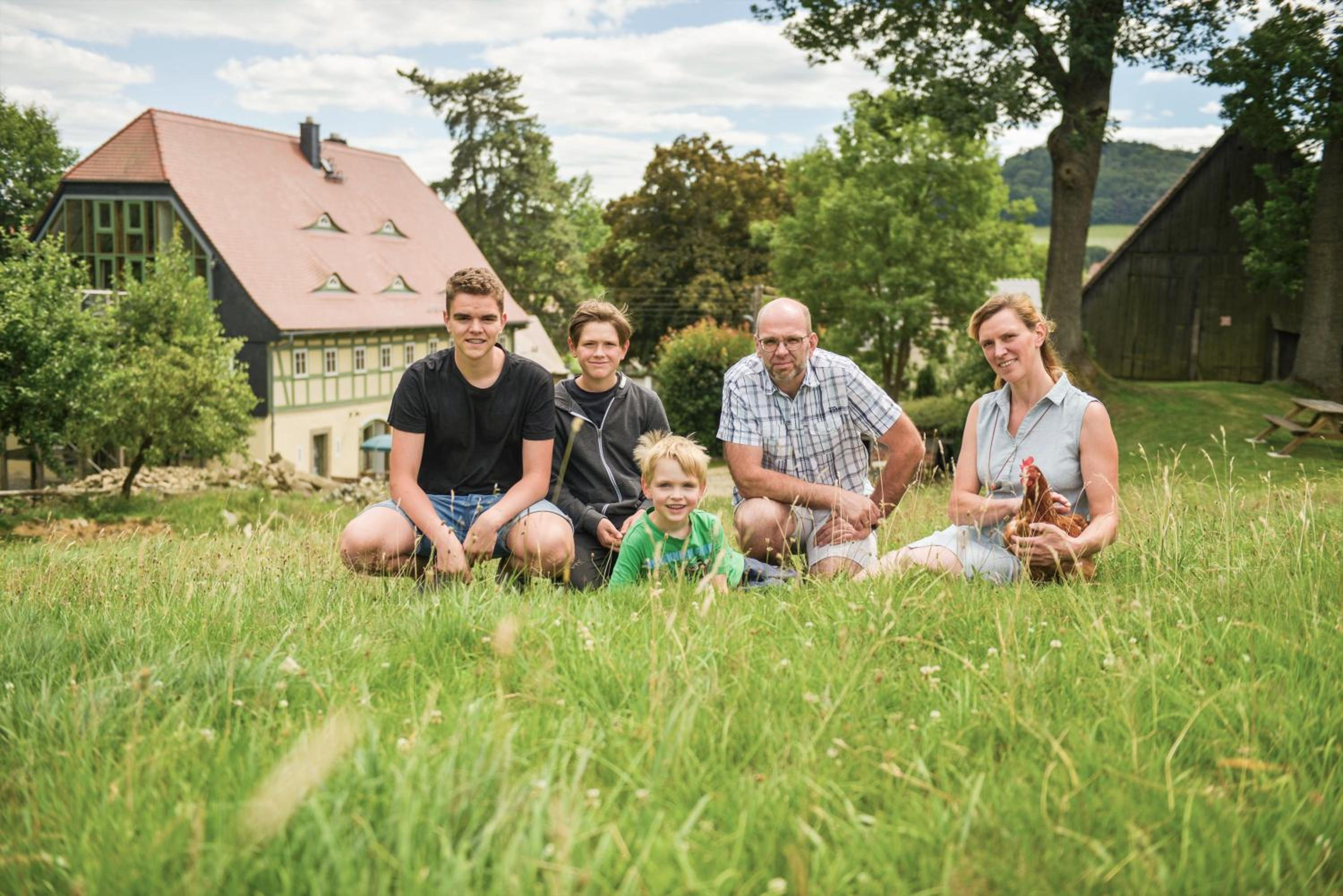 Romantische Ferien auf dem nachhaltig ökologisch sanierten Bauernhof