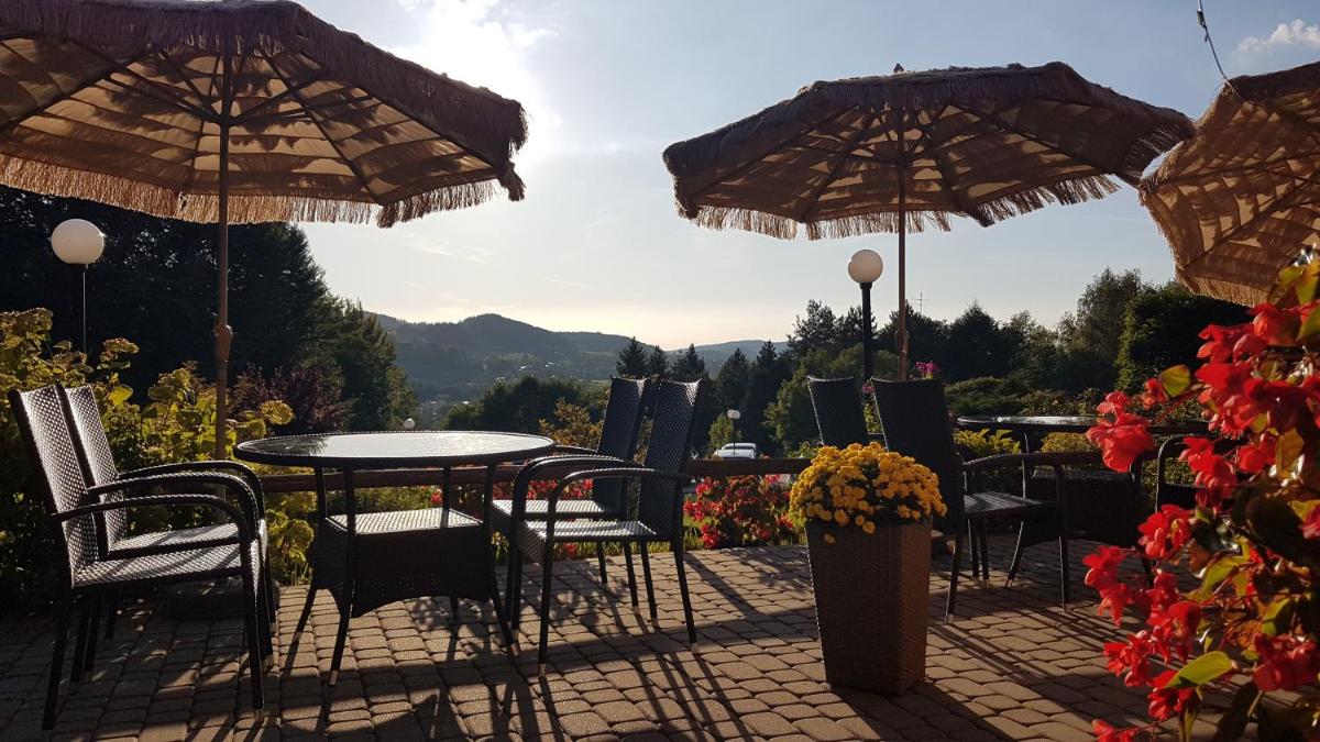 outdoor BBQ area