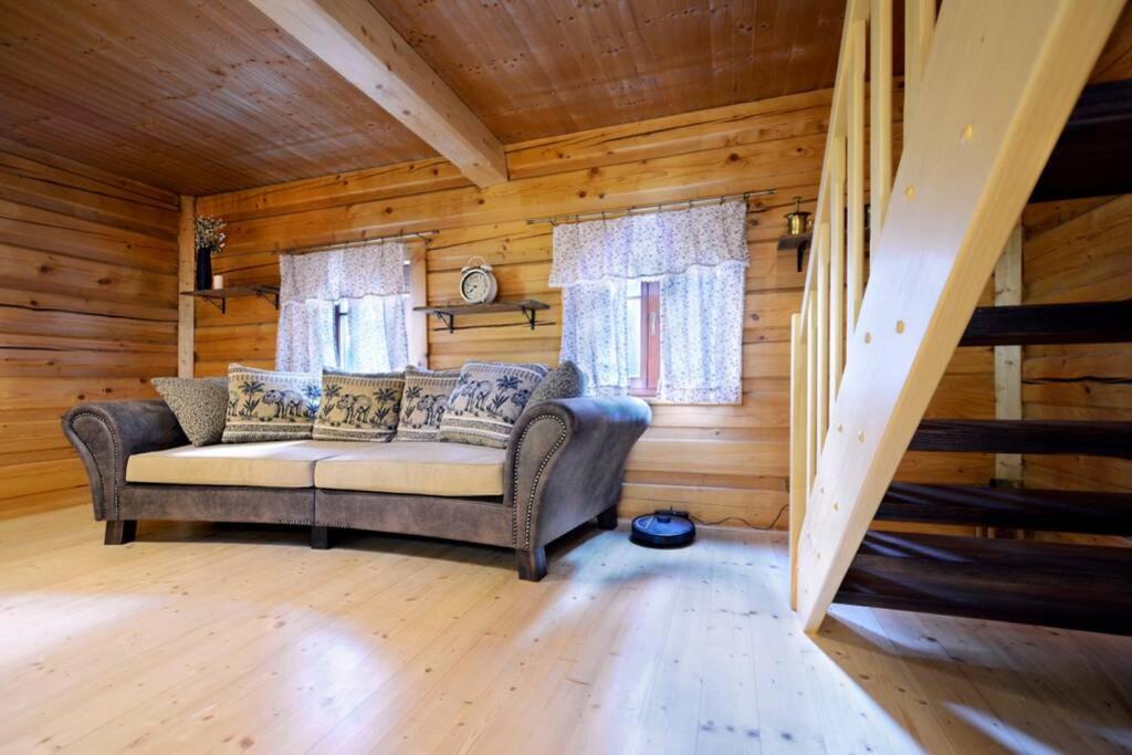 Wooden house in the heart of the Giant Mountains with own hill