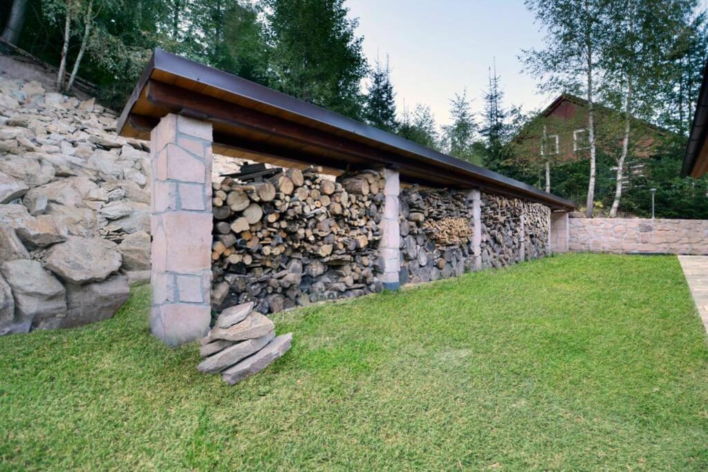 Wooden house in the heart of the Giant Mountains with own hill