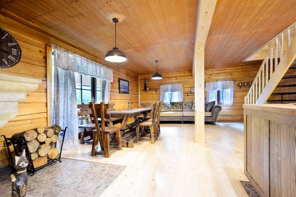 Wooden house in the heart of the Giant Mountains with own hill