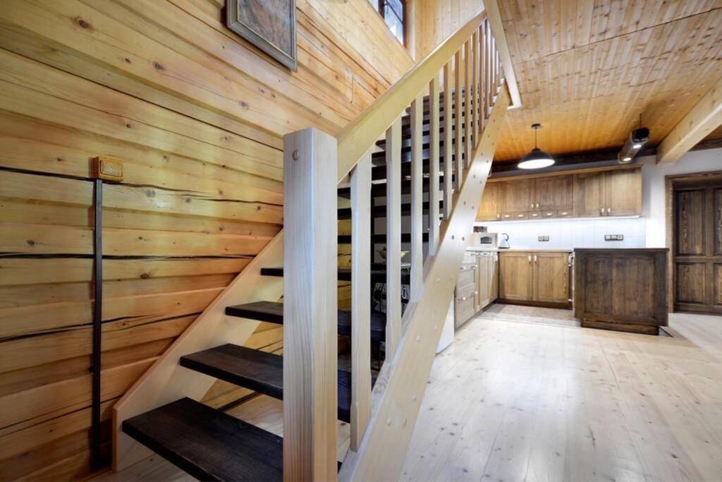 Wooden house in the heart of the Giant Mountains with own hill