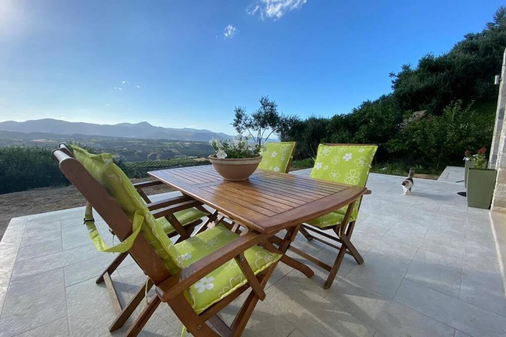 Mountain & Sea view country villa near Heraklion view 2