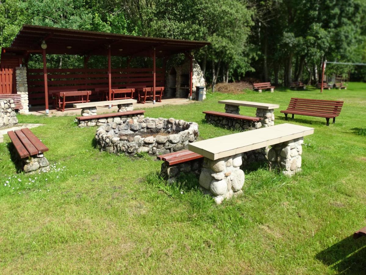 outdoor BBQ area