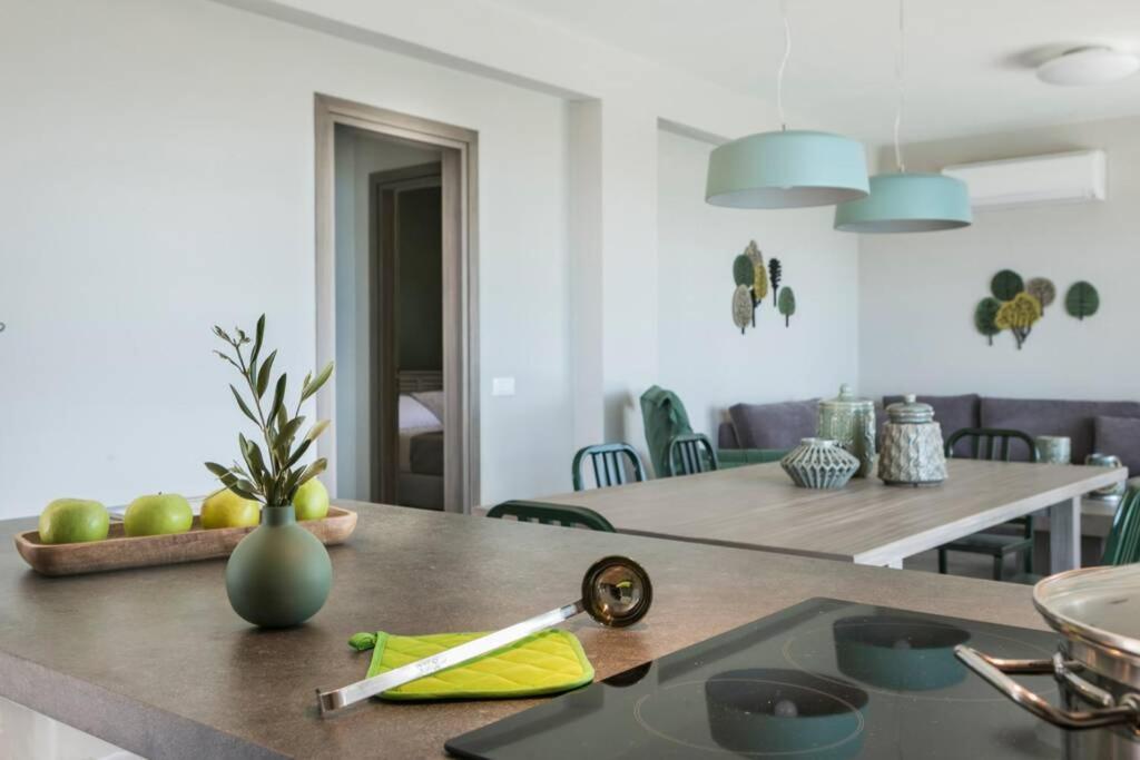 Color villas-New Villa Green at Trapezaki with private pool view 5