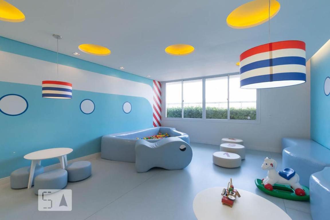 Loft com vista para aeroporto, tela de proteção 1 vaga e lazer completo