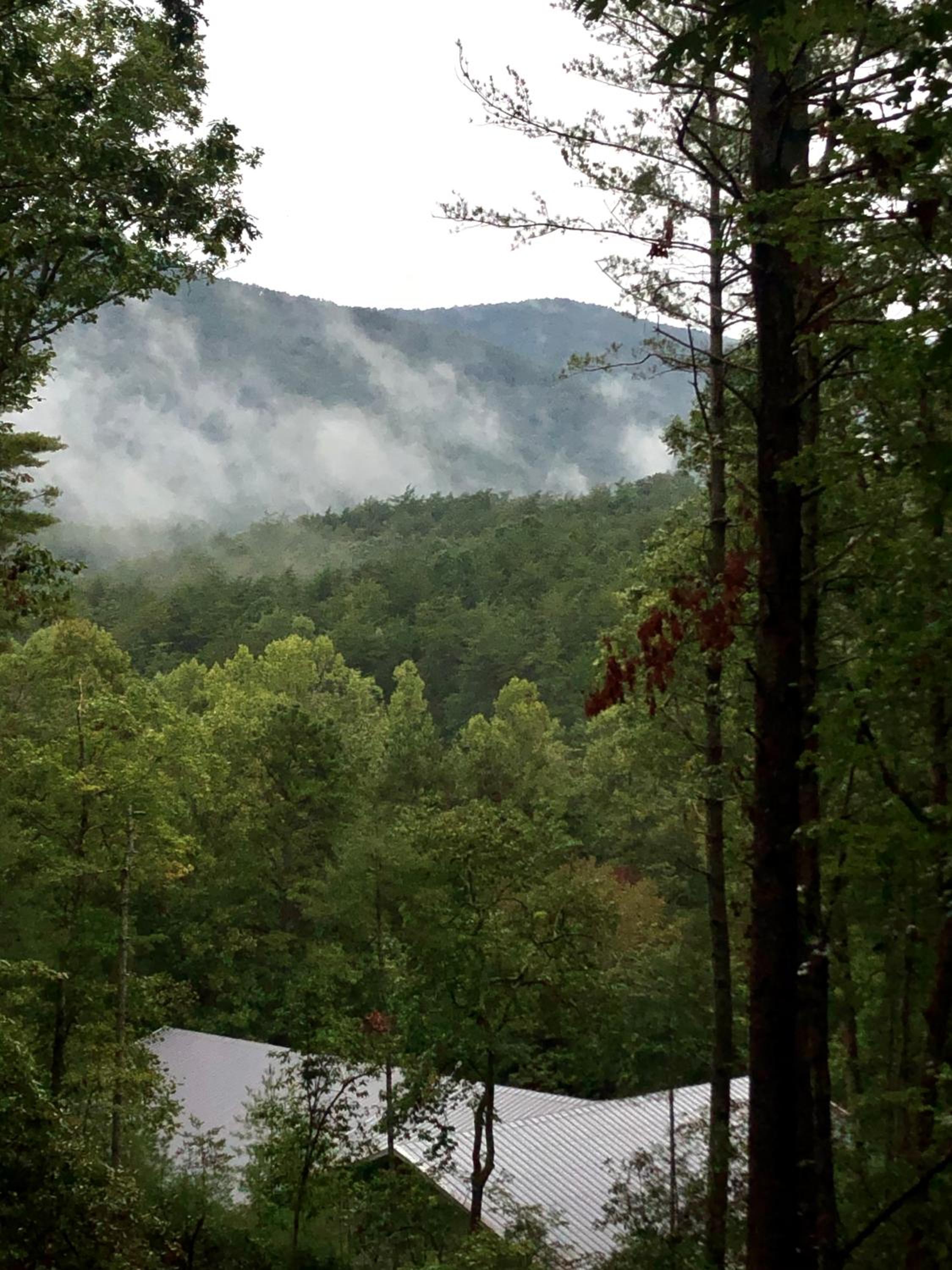 Mountain-top Cabin Get-away with Hot tub and a View view 5