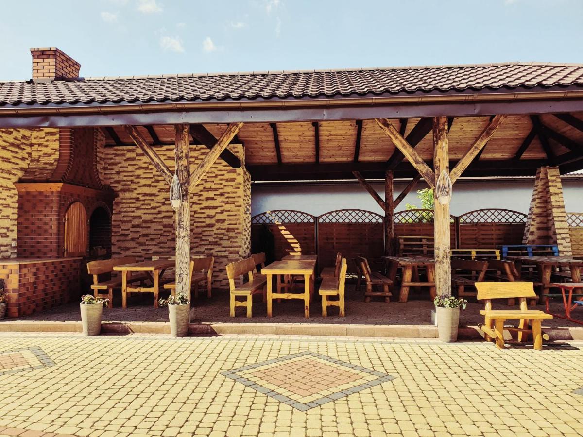 outdoor BBQ area